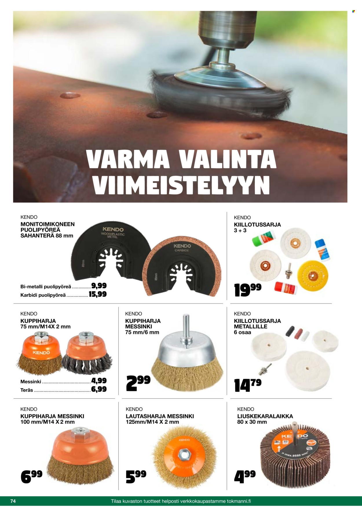 Tokmanni tarjoukset - 22.10.2025 - 01.11.2025. Sivu 74