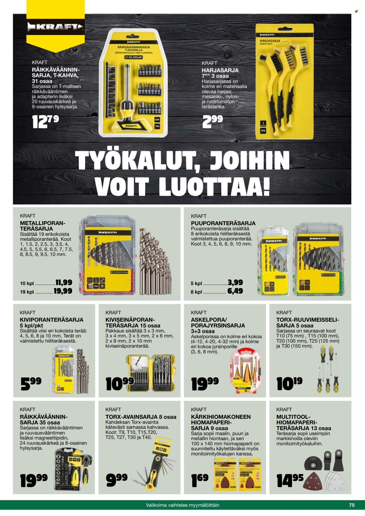 Tokmanni tarjoukset - 22.10.2025 - 01.11.2025. Sivu 75