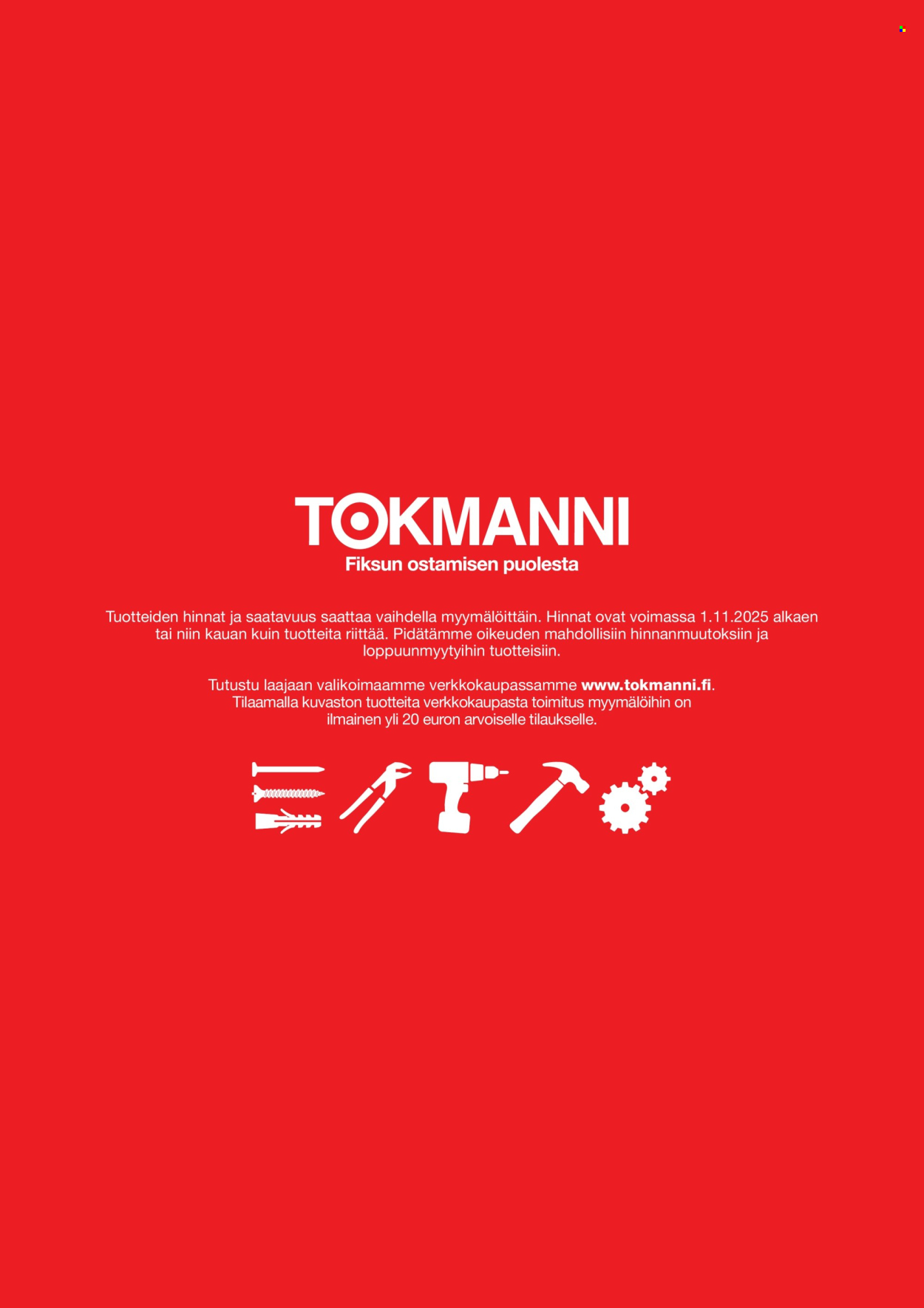 Tokmanni tarjoukset - 22.10.2025 - 01.11.2025. Sivu 78