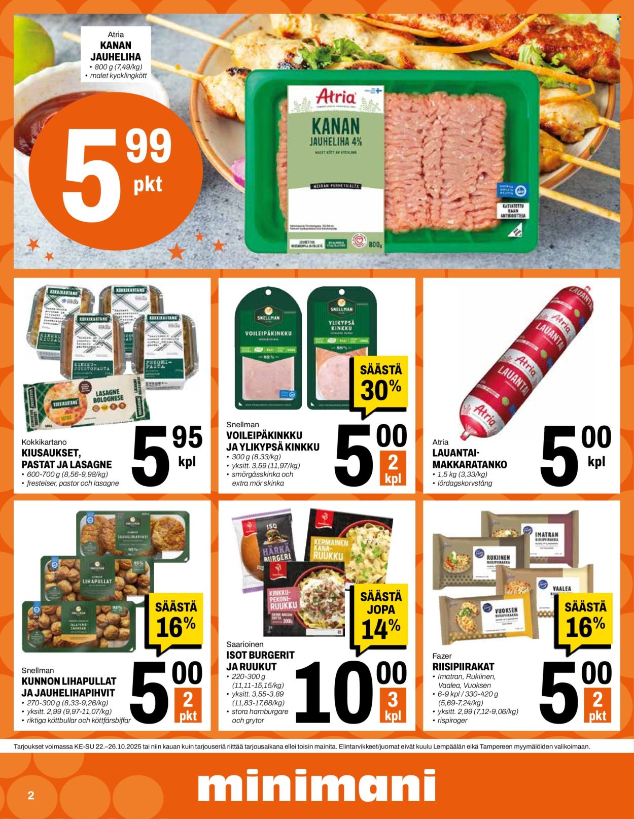 Minimani tarjoukset - 22.10.2025 - 26.10.2025. Sivu 2