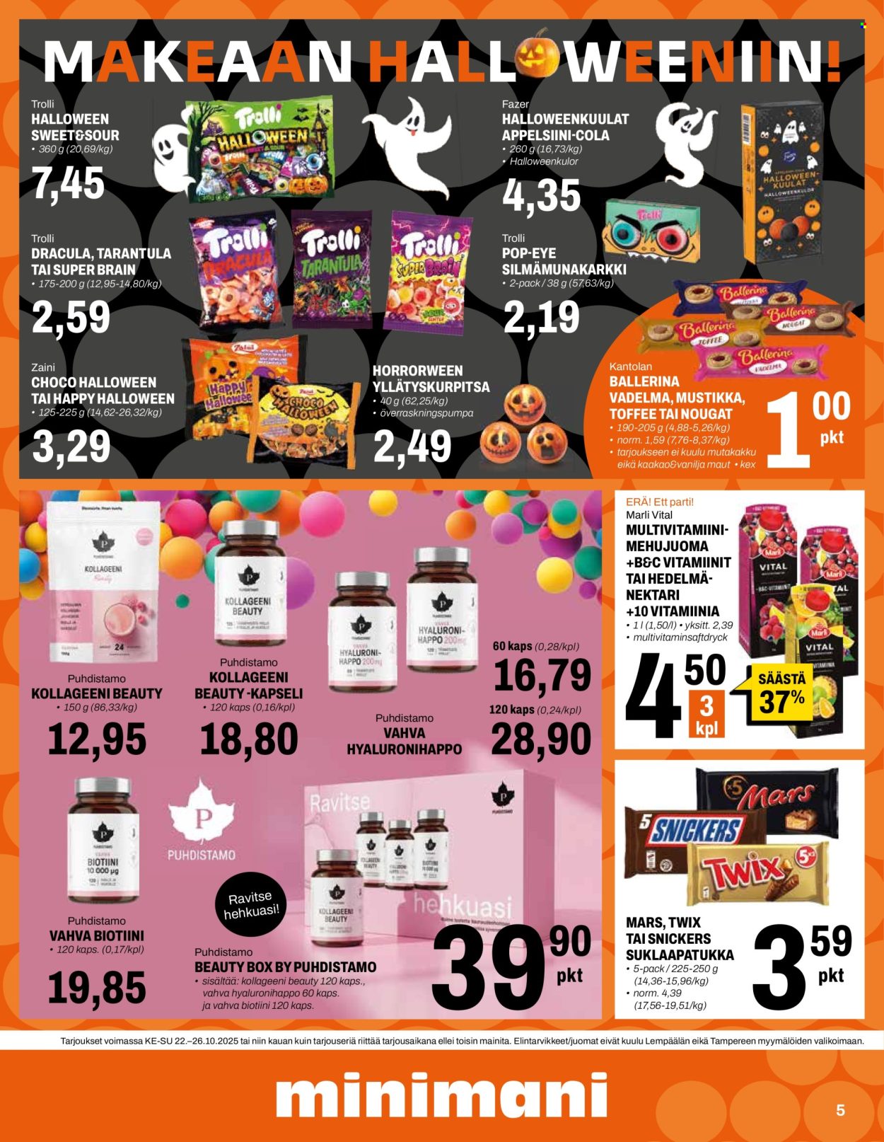 Minimani tarjoukset - 22.10.2025 - 26.10.2025. Sivu 5