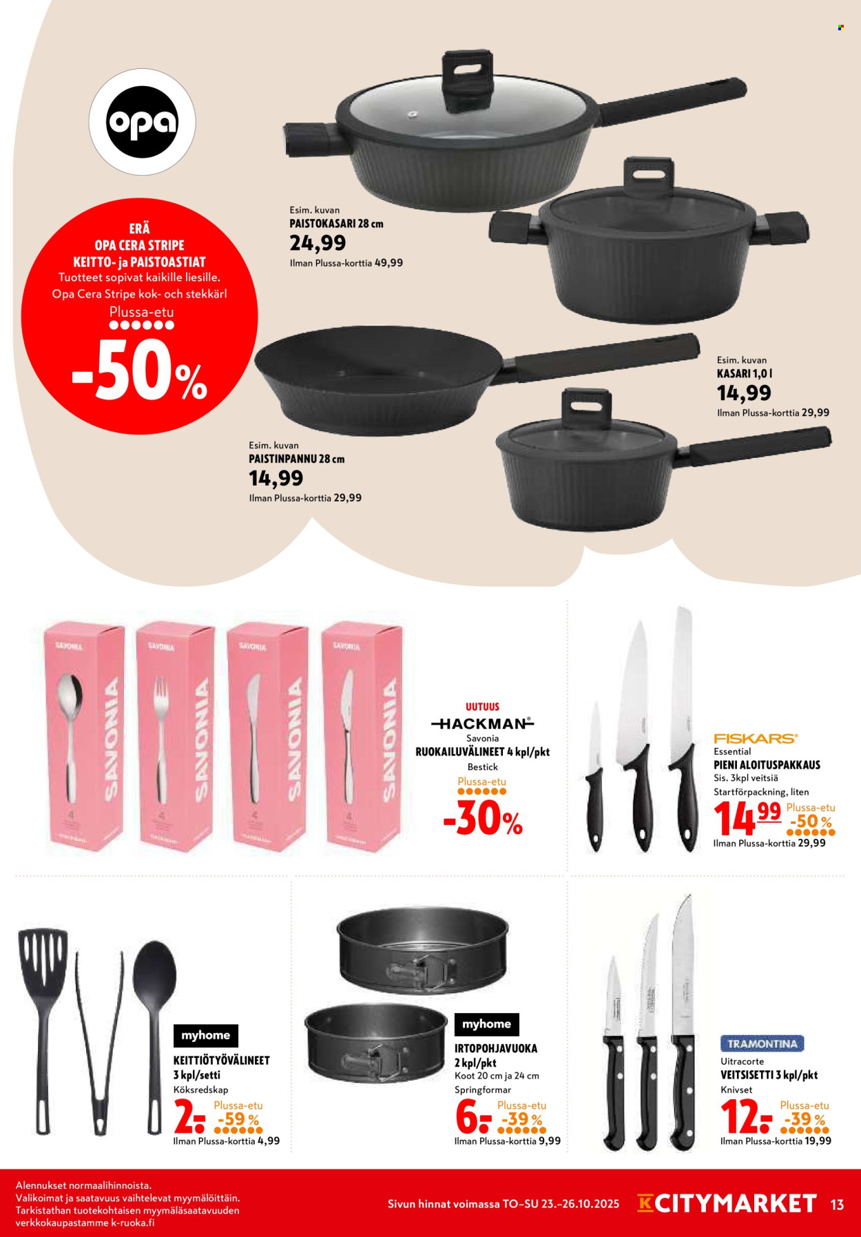 K-citymarket tarjoukset - 23.10.2025 - 26.10.2025. Sivu 13