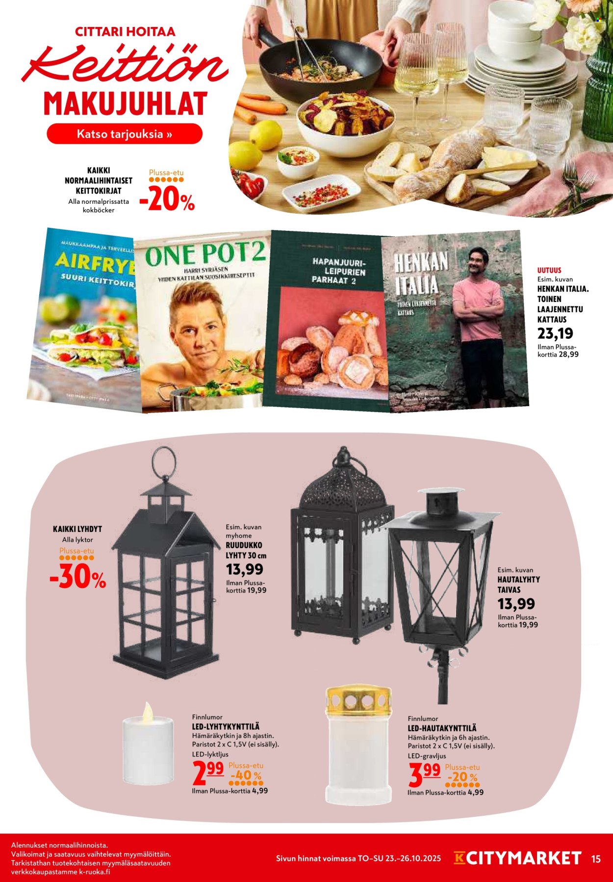 K-citymarket tarjoukset - 23.10.2025 - 26.10.2025. Sivu 15