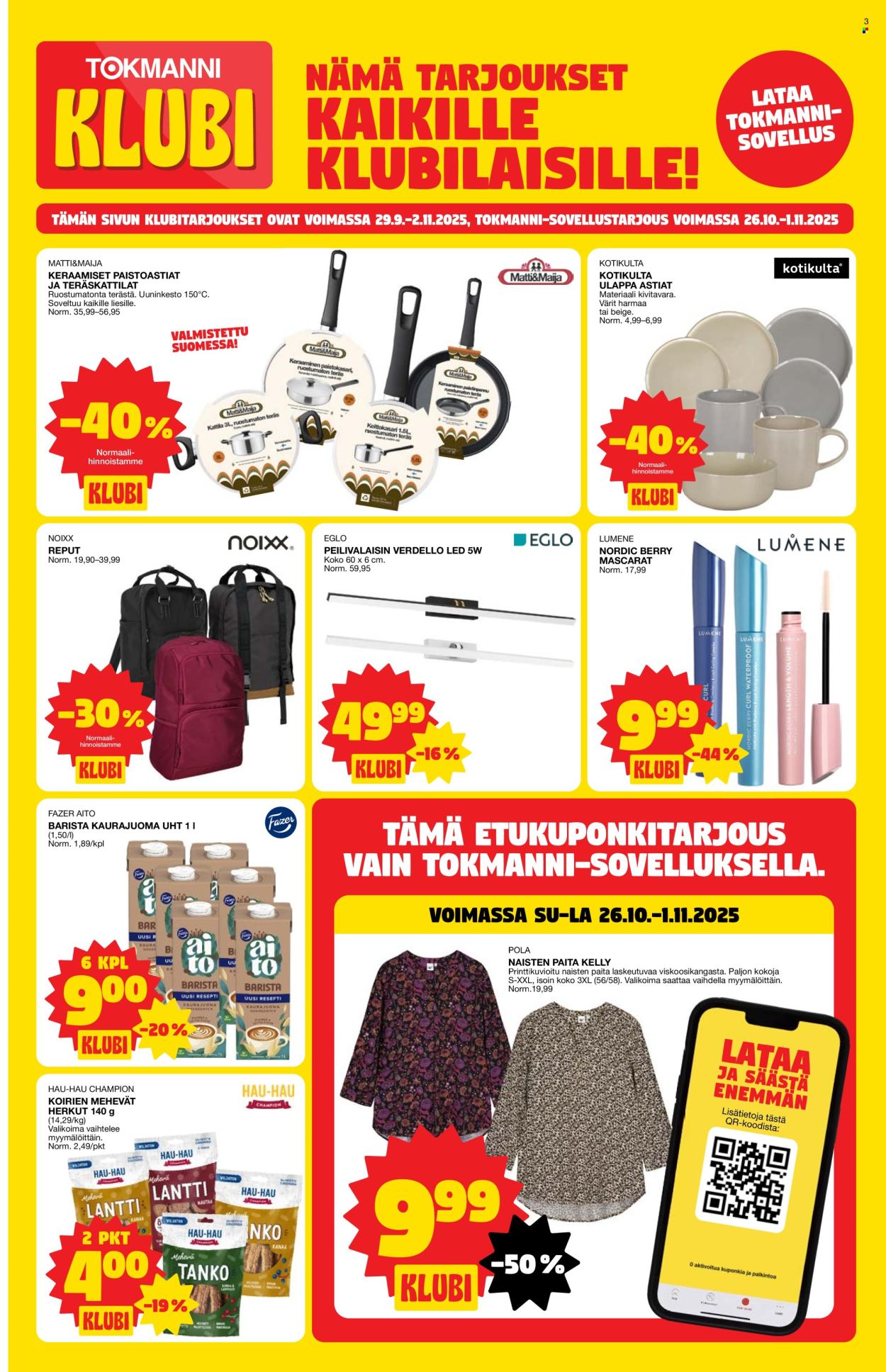 Tokmanni tarjoukset - 27.10.2025 - 02.11.2025. Sivu 3