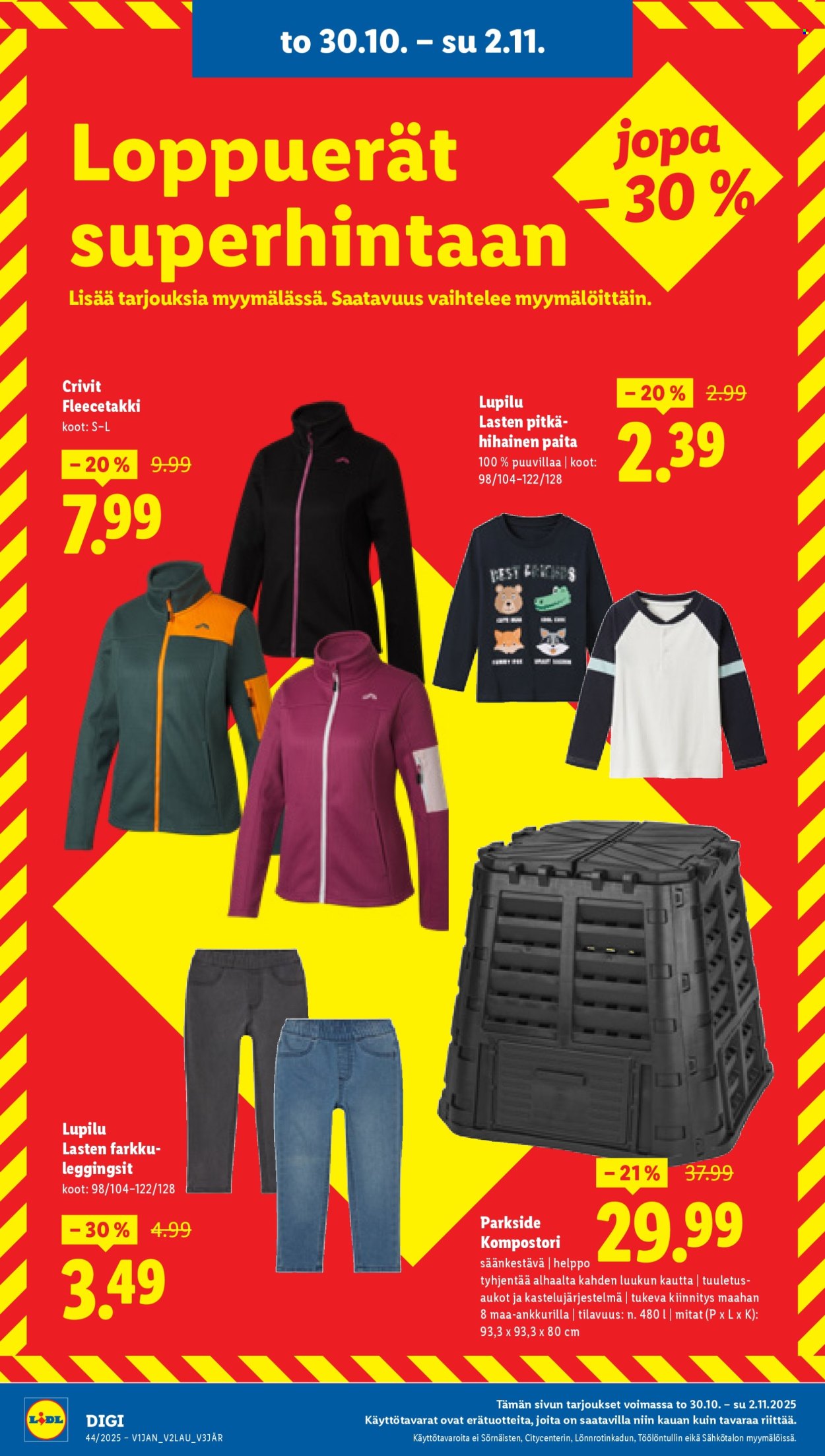 Lidl tarjoukset - 30.10.2025 - 05.11.2025. Sivu 22
