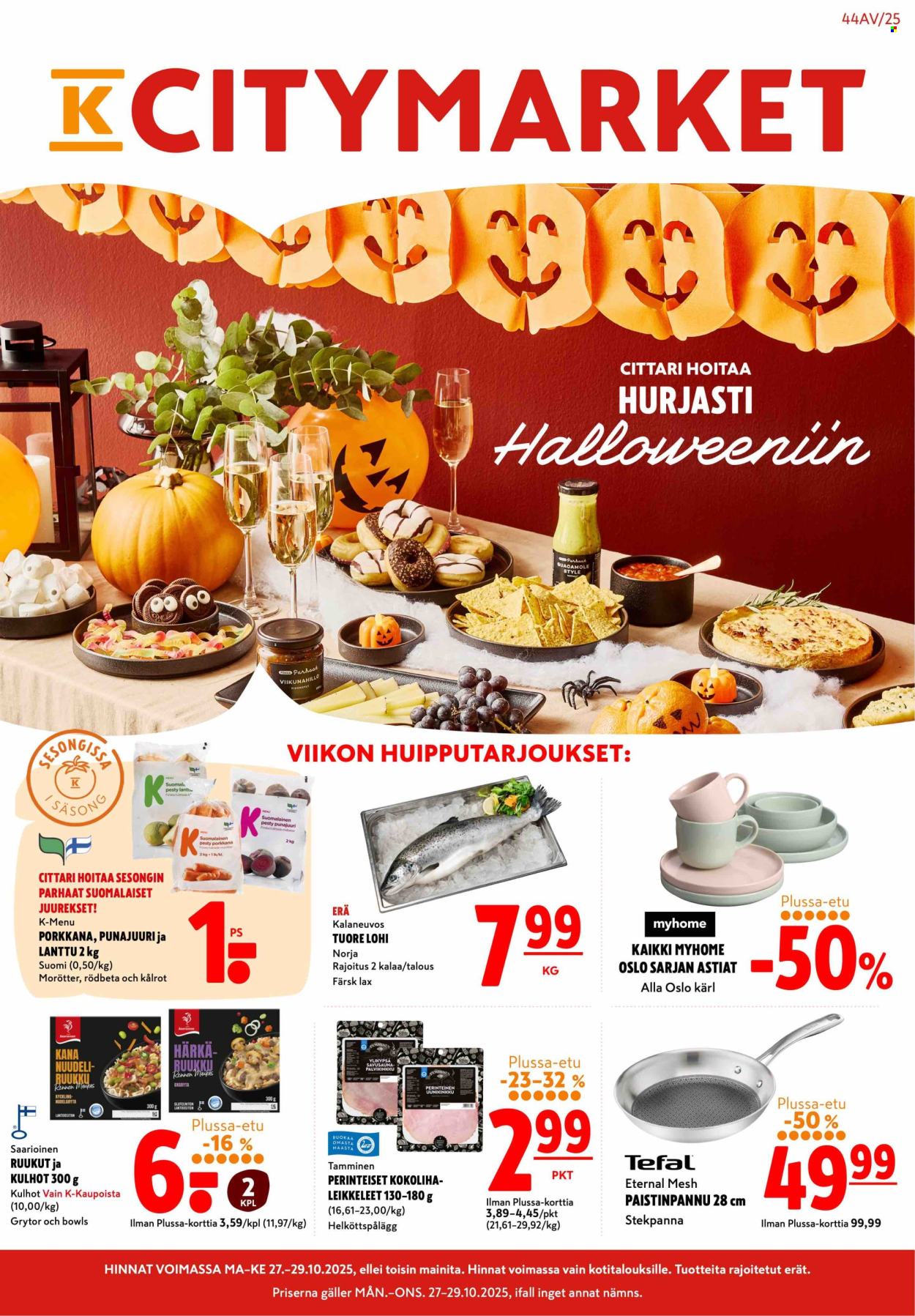 K-citymarket tarjoukset - 27.10.2025 - 29.10.2025. Sivu 1