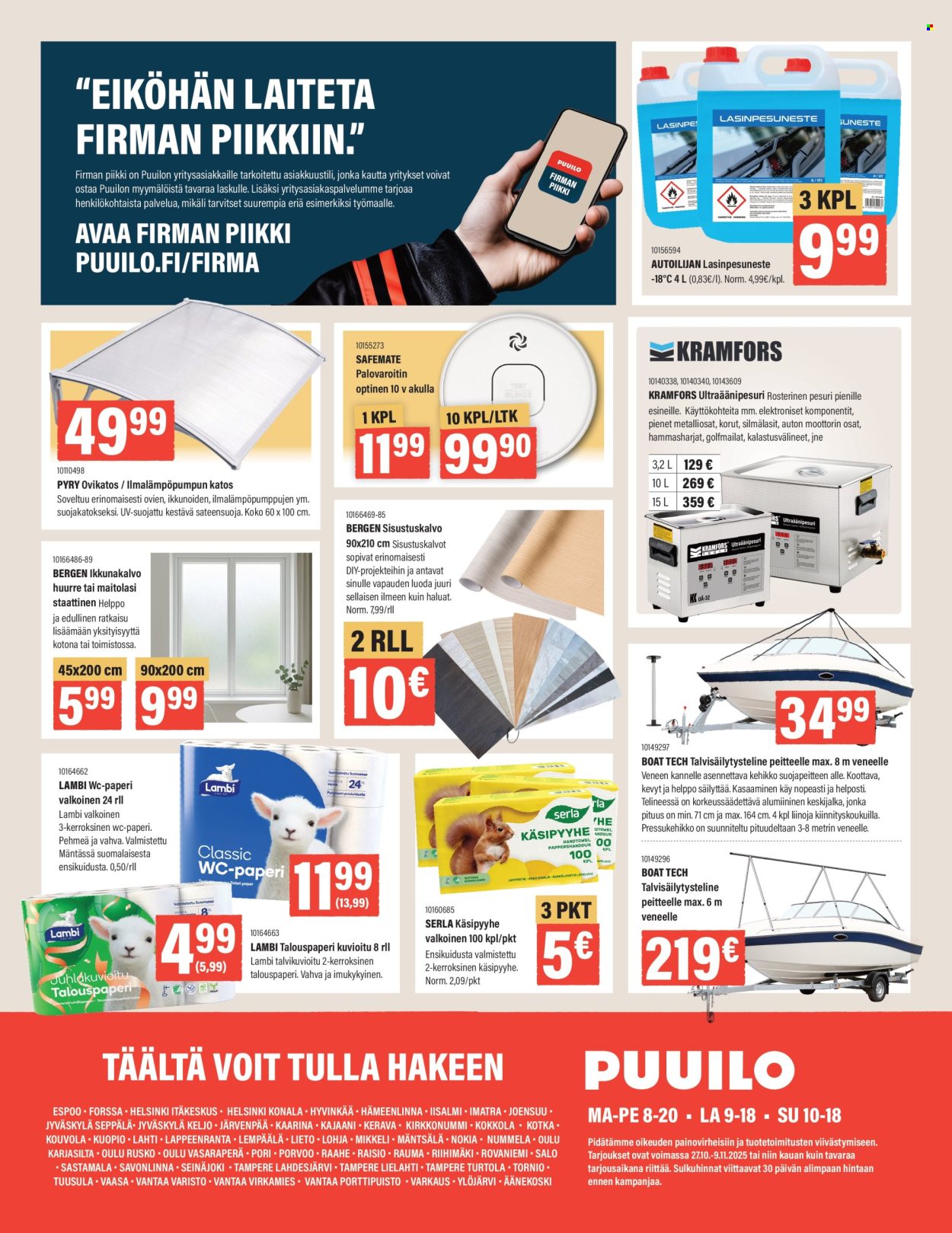 Puuilo tarjoukset - 27.10.2025 - 09.11.2025. Sivu 16