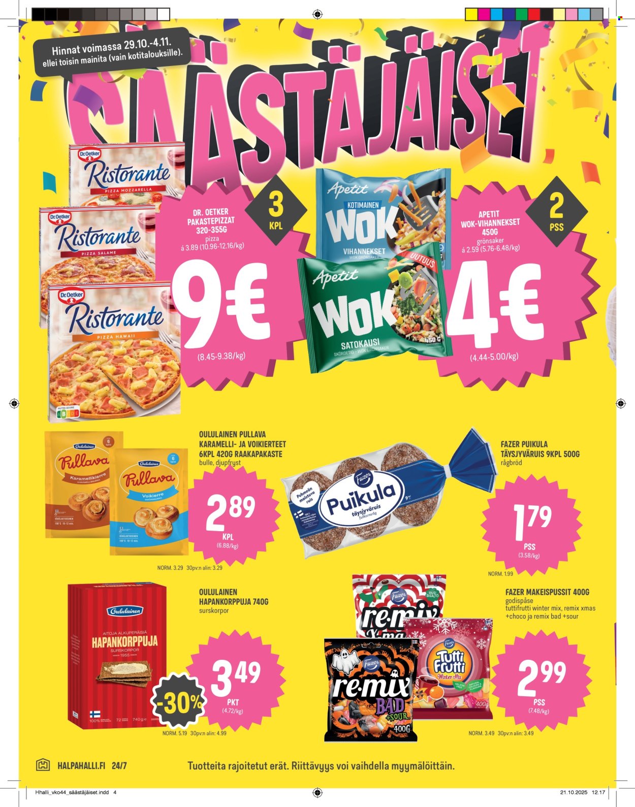HalpaHalli tarjoukset - 29.10.2025 - 04.11.2025. Sivu 4