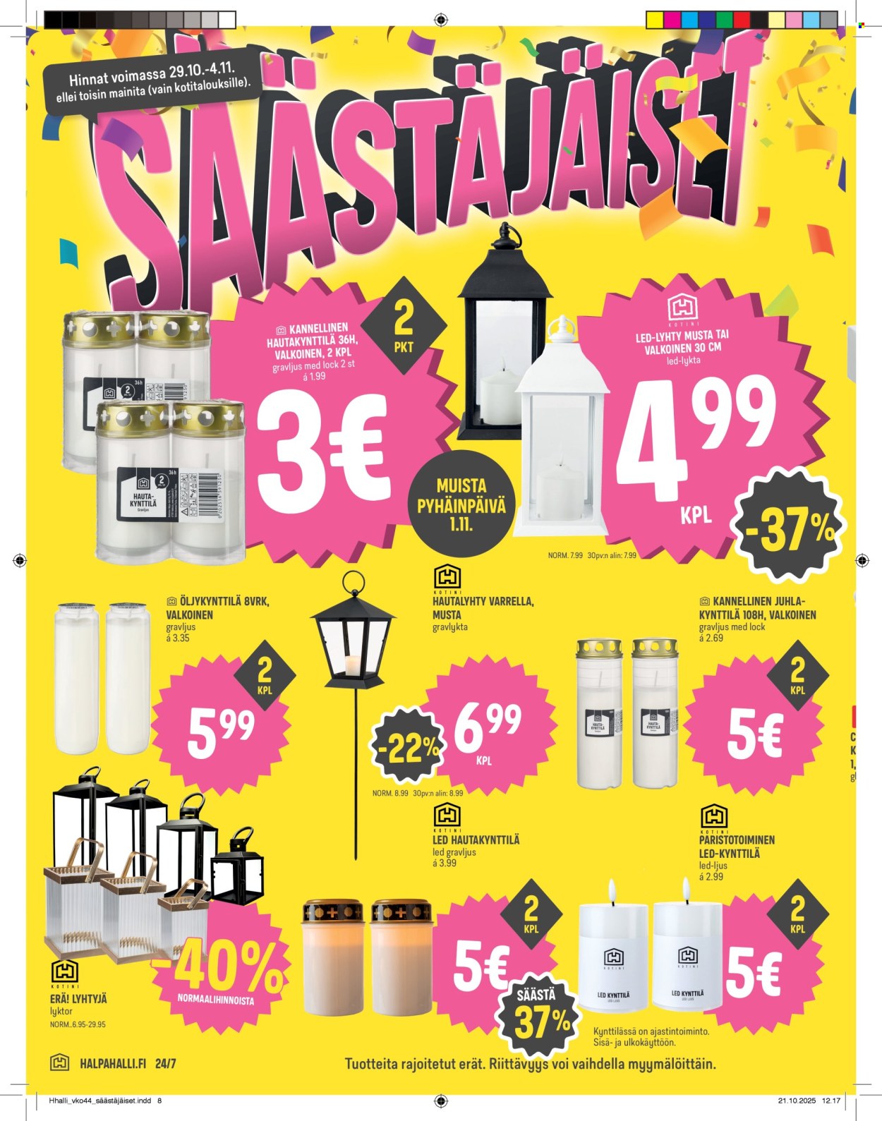 HalpaHalli tarjoukset - 29.10.2025 - 04.11.2025. Sivu 8