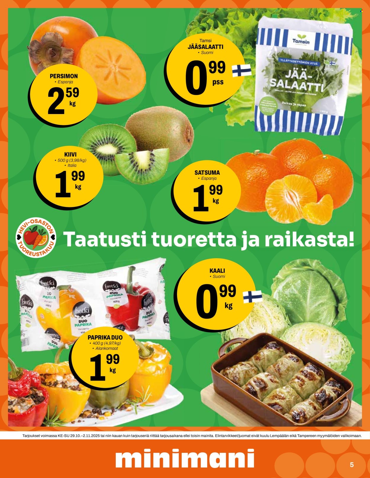 Minimani tarjoukset - 29.10.2025 - 02.11.2025. Sivu 5