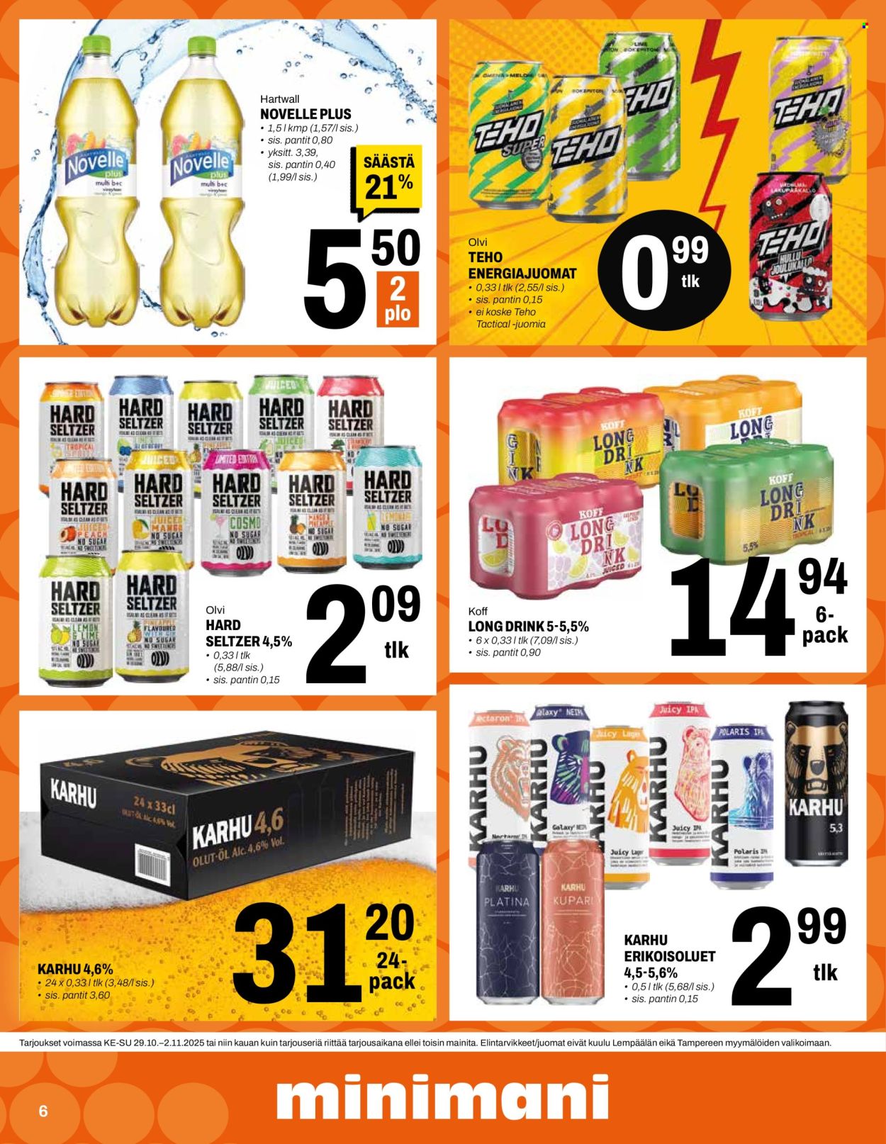 Minimani tarjoukset - 29.10.2025 - 02.11.2025. Sivu 6