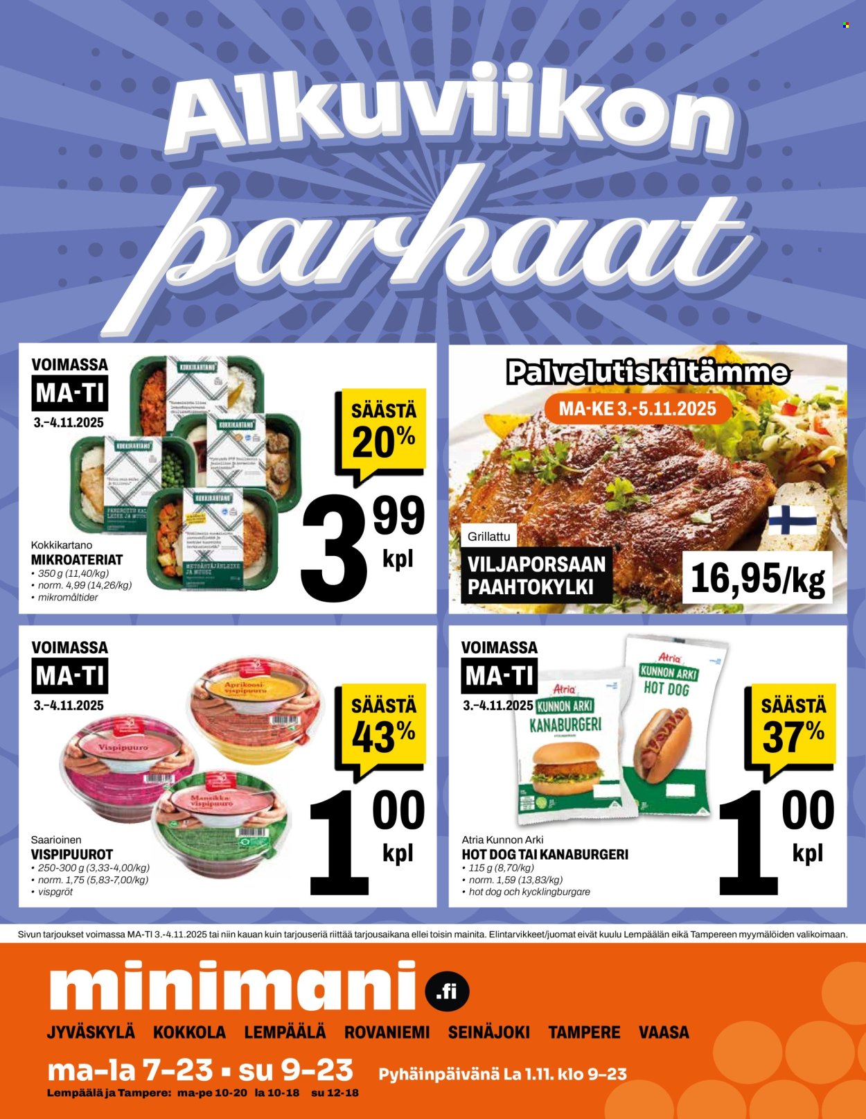 Minimani tarjoukset - 29.10.2025 - 02.11.2025. Sivu 16