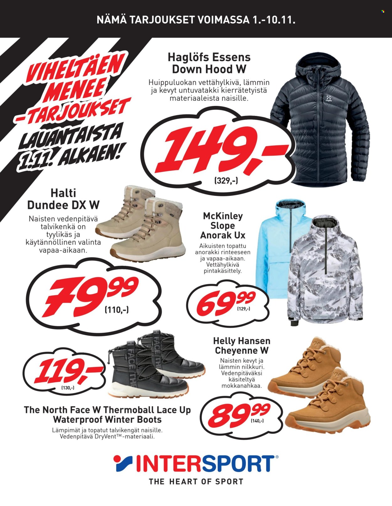 Intersport tarjoukset - 29.10.2025 - 10.11.2025. Sivu 12