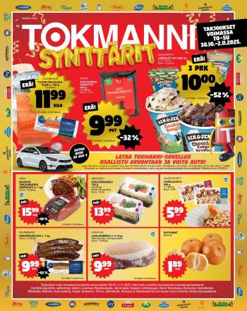 Tokmanni tarjoukset  - 30.10.2025 - 02.11.2025.
