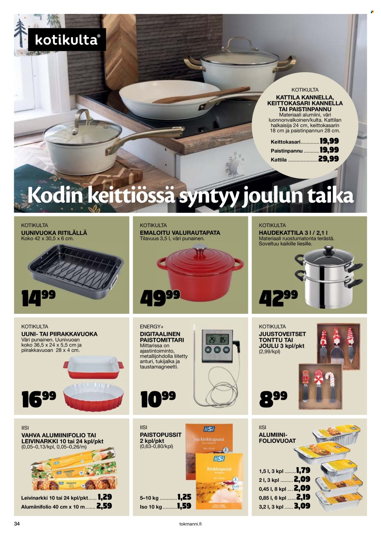 Tokmanni tarjoukset - 30.10.2025 - 24.12.2025. Sivu 34