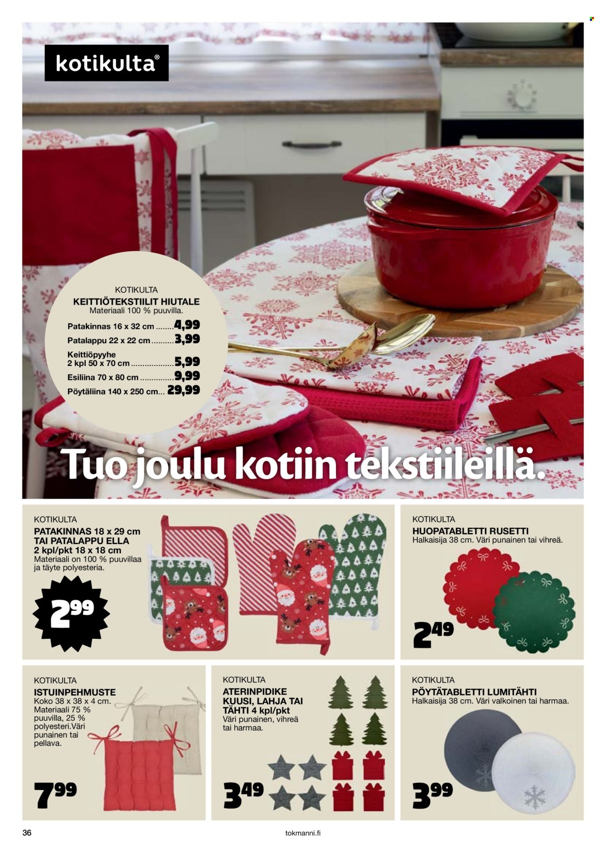 Tokmanni tarjoukset - 30.10.2025 - 24.12.2025. Sivu 36