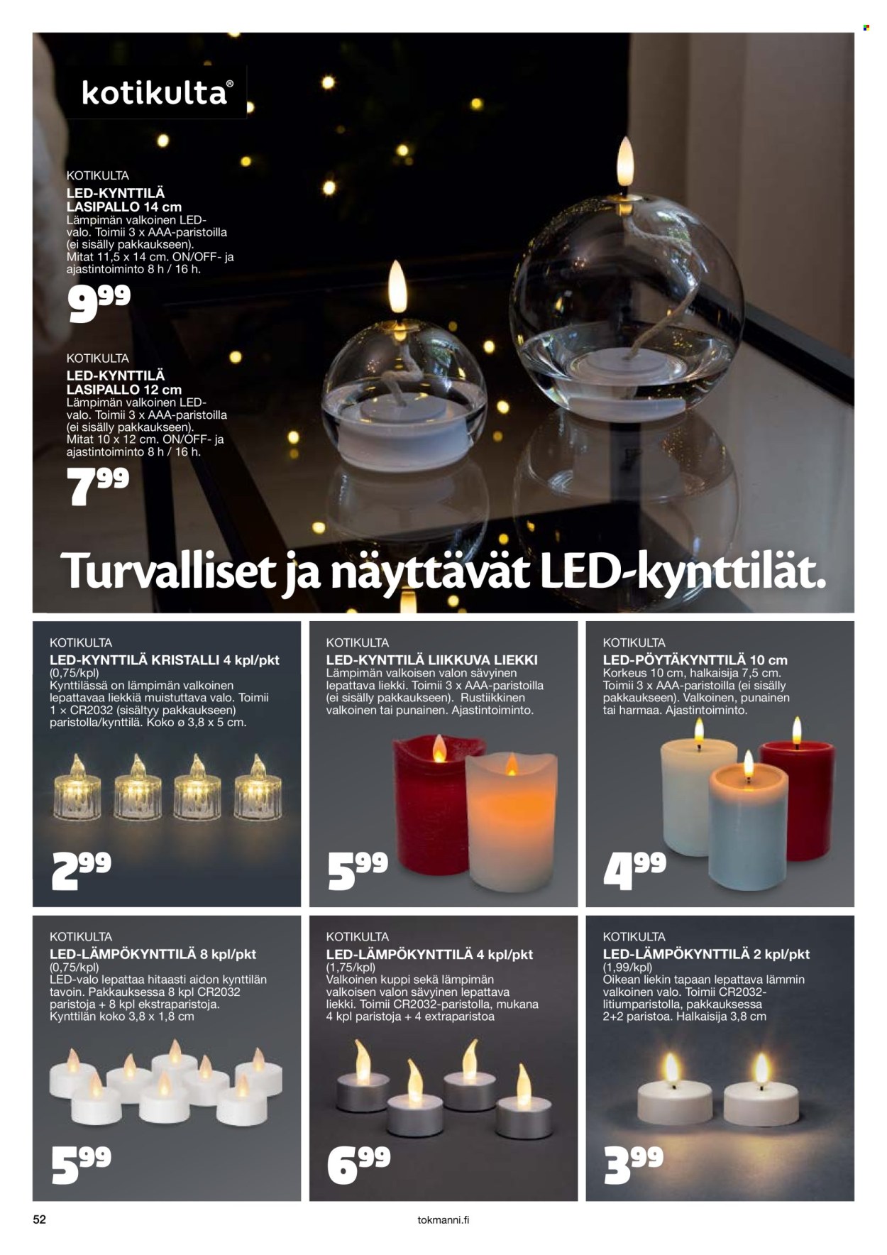 Tokmanni tarjoukset - 30.10.2025 - 24.12.2025. Sivu 52