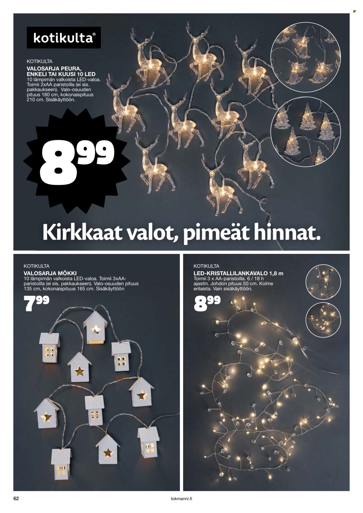 Tokmanni tarjoukset - 30.10.2025 - 24.12.2025. Sivu 62
