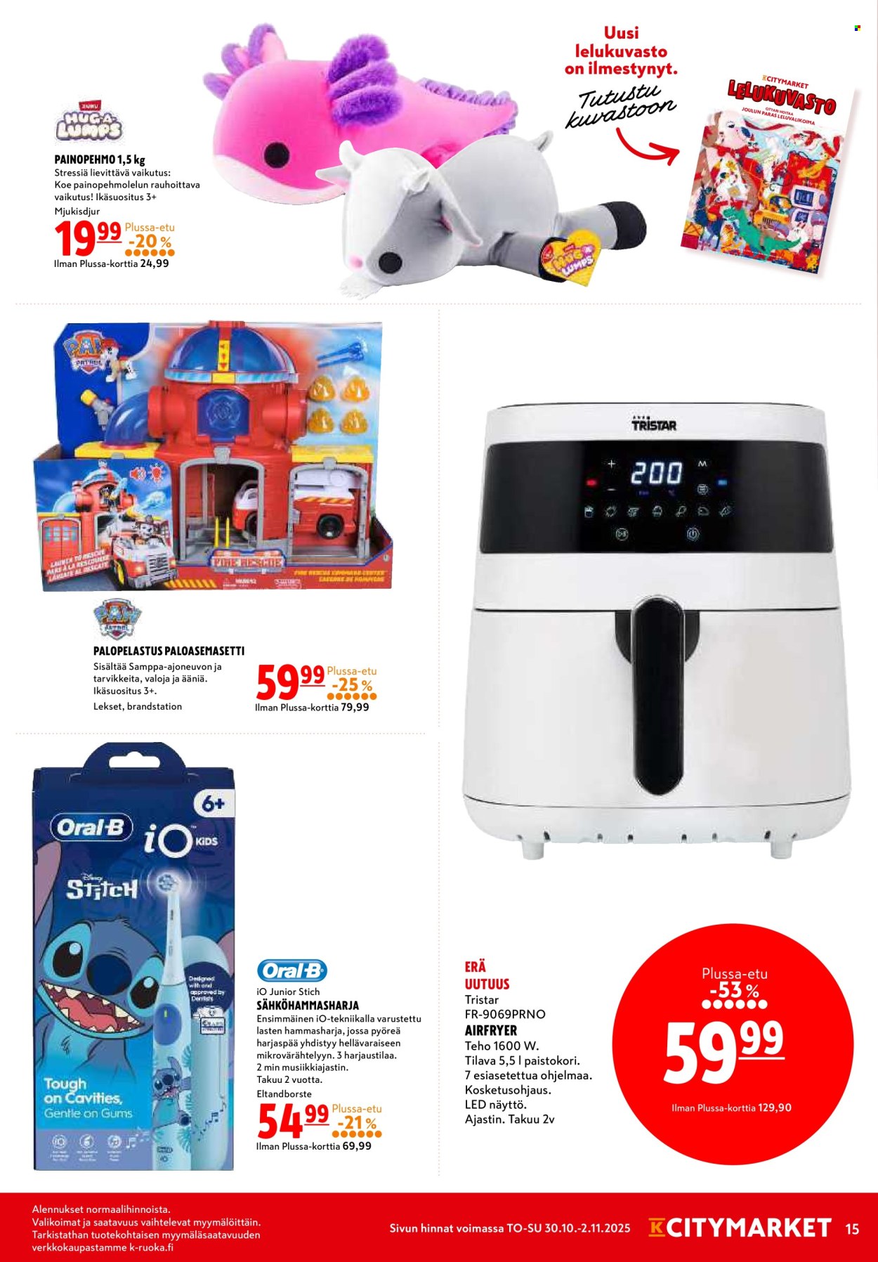 K-citymarket tarjoukset - 30.10.2025 - 02.11.2025. Sivu 15