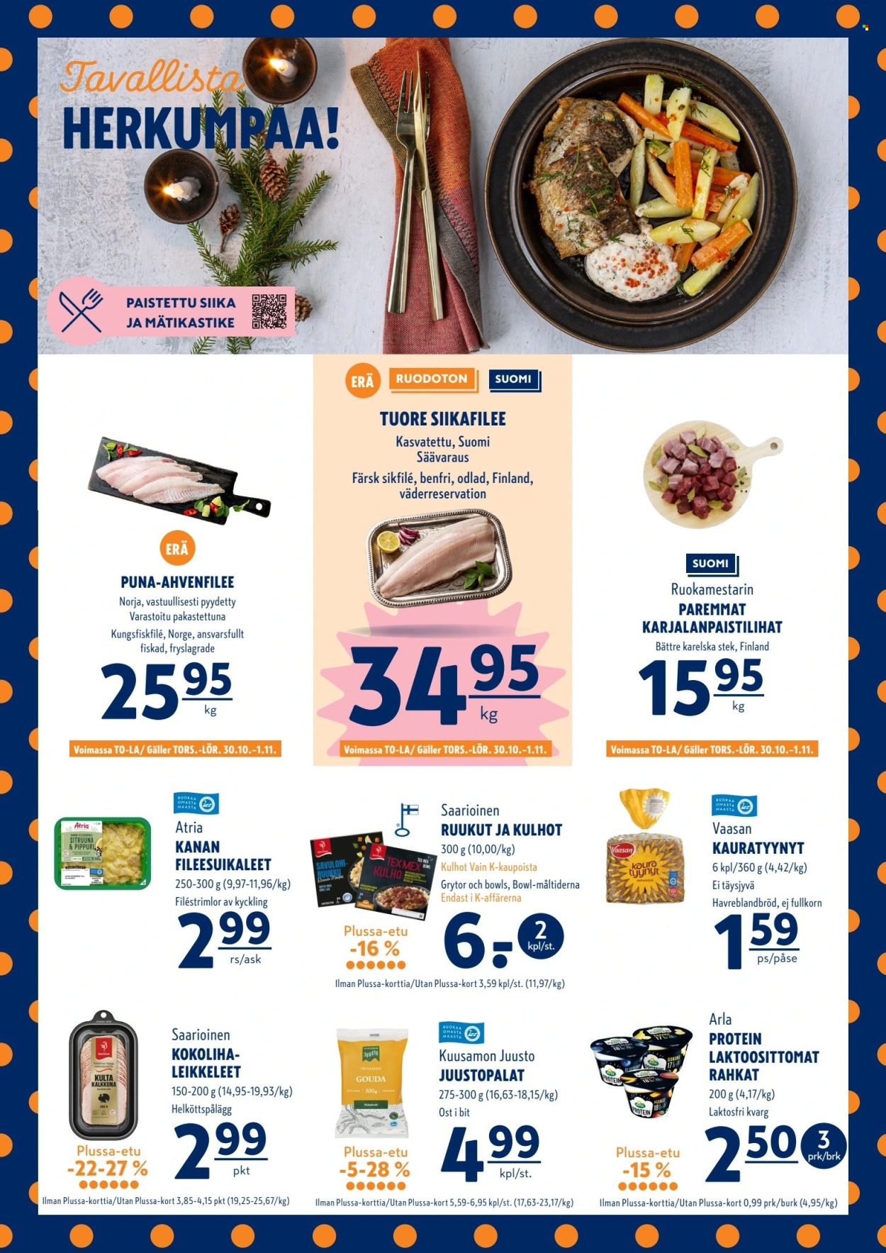 K-Supermarket tarjoukset - 30.10.2025 - 02.11.2025. Sivu 3