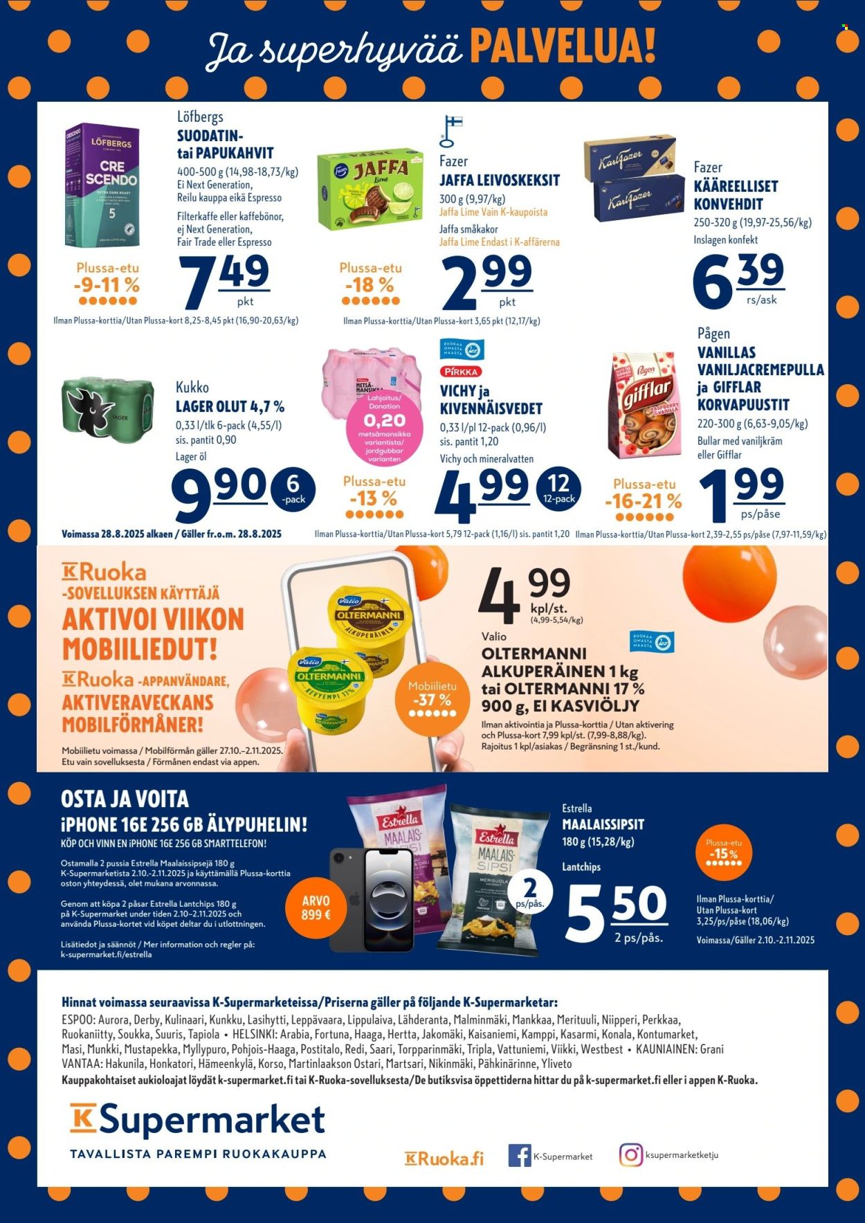 K-Supermarket tarjoukset - 30.10.2025 - 02.11.2025. Sivu 4