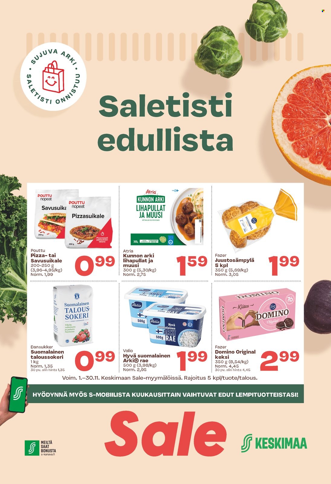 Sale tarjoukset - 01.11.2025 - 30.11.2025. Sivu 1