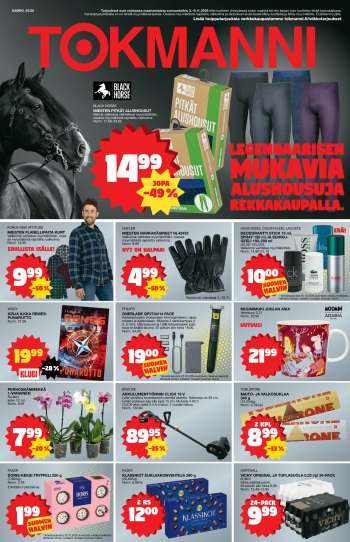 Tokmanni tarjoukset  - 03.11.2025 - 09.11.2025.