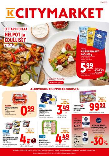 K-citymarket tarjoukset  - 03.11.2025 - 09.11.2025.