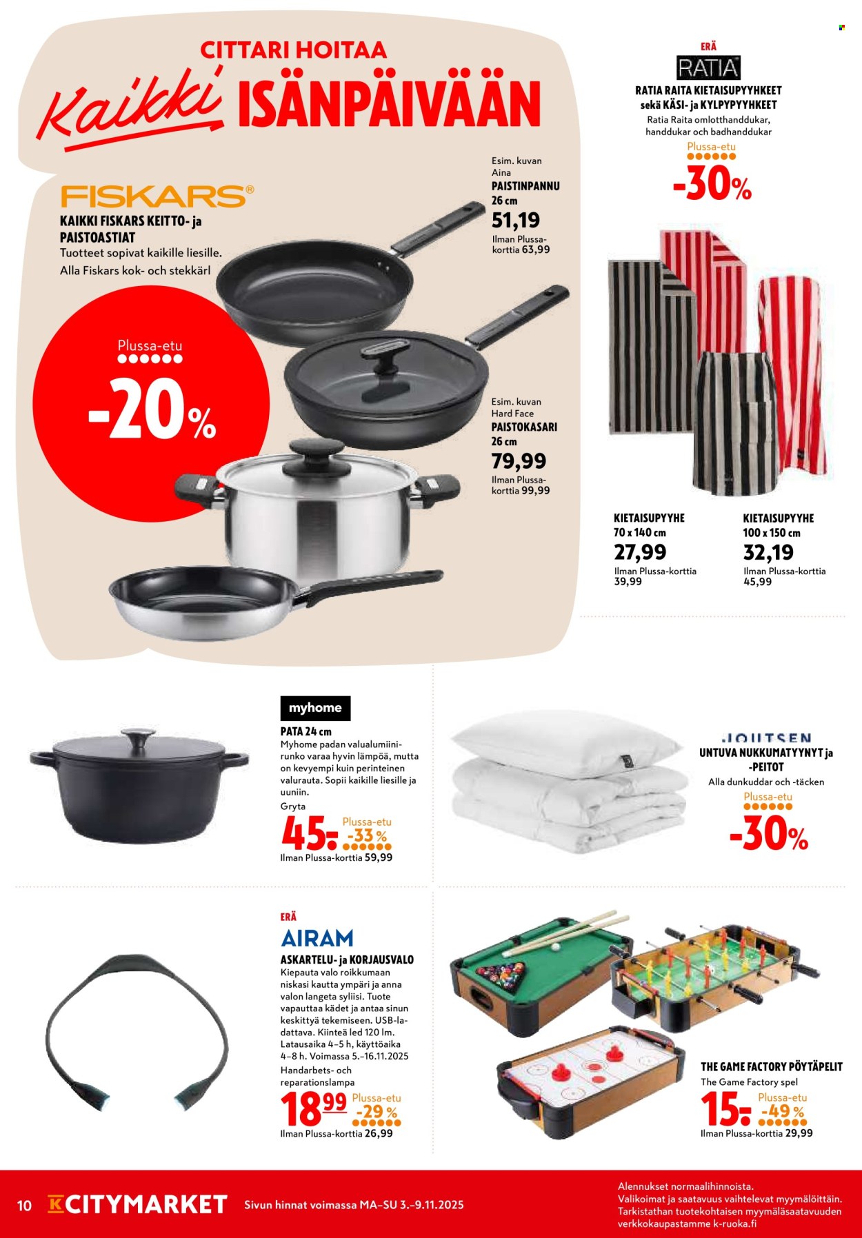 K-citymarket tarjoukset - 03.11.2025 - 09.11.2025. Sivu 10