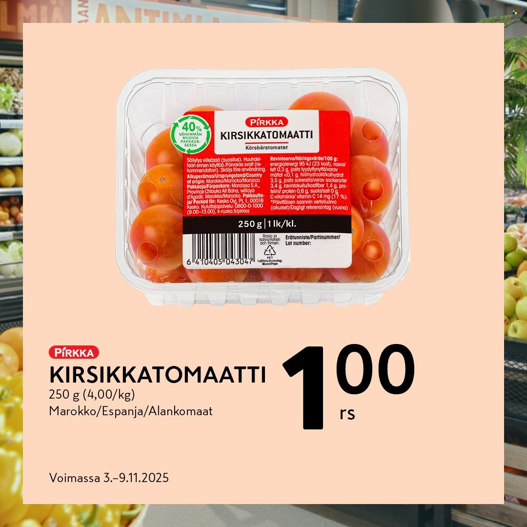 K-market tarjoukset - 03.11.2025 - 09.11.2025. Sivu 1