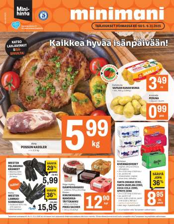 Minimani tarjoukset  - 05.11.2025 - 09.11.2025.