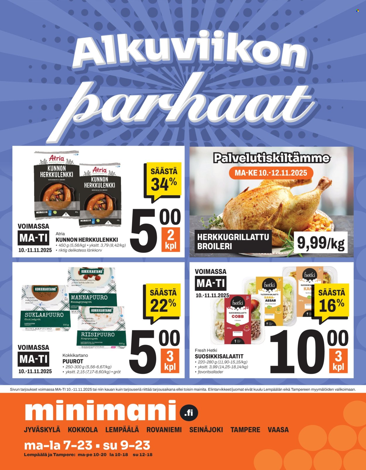 Minimani tarjoukset - 05.11.2025 - 09.11.2025. Sivu 16