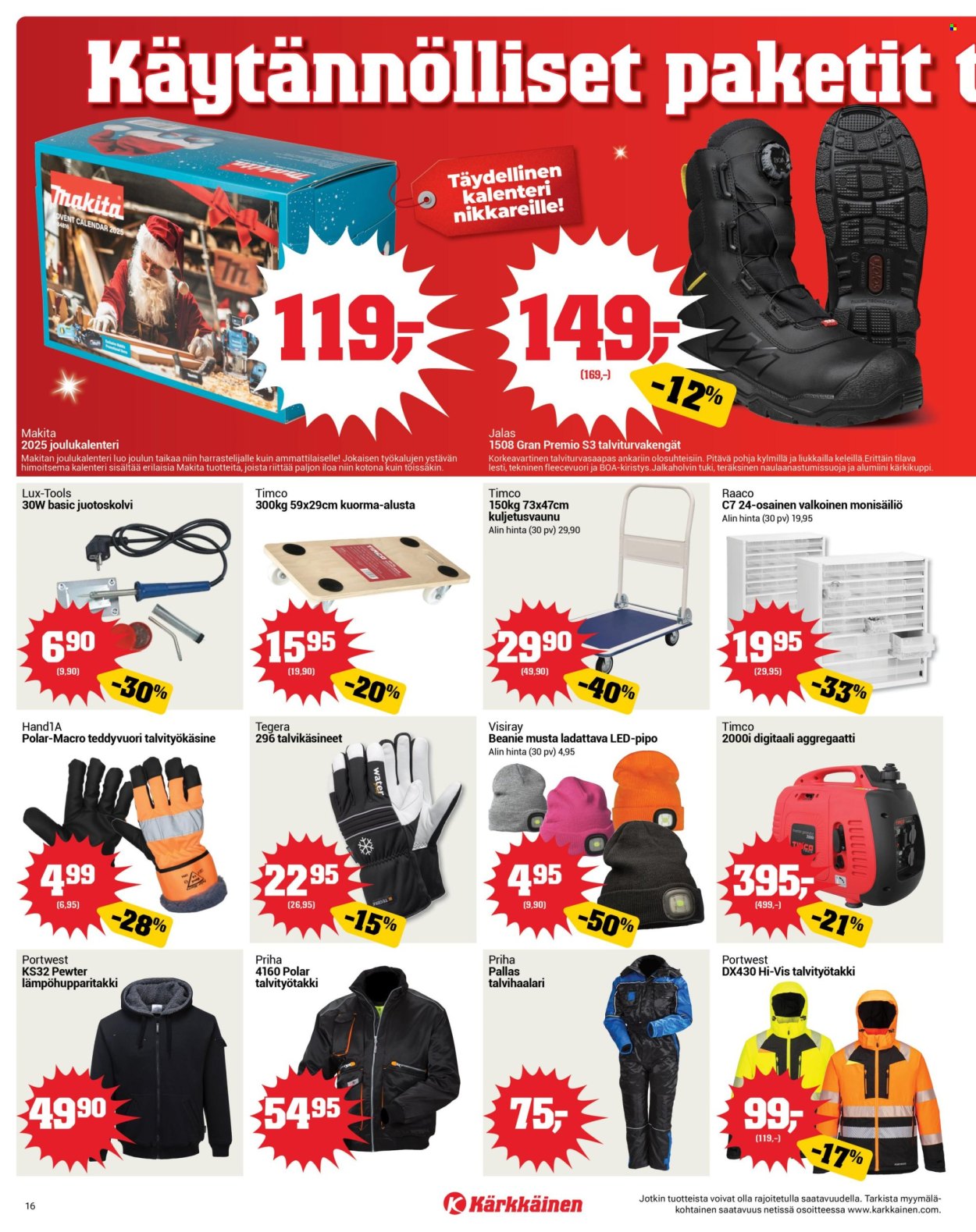Kärkkäinen tarjoukset - 05.11.2025 - 18.11.2025. Sivu 16