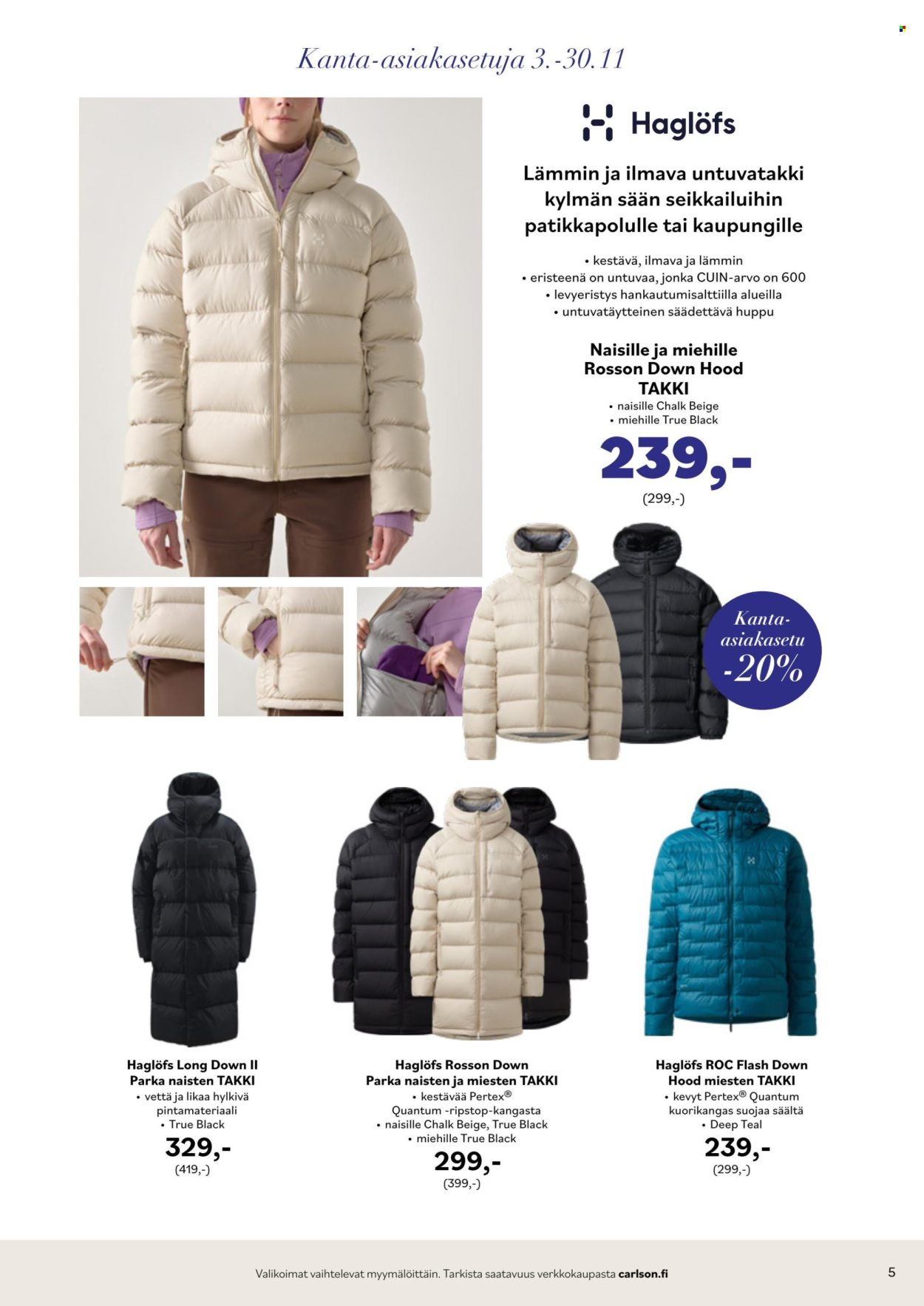 Carlson tarjoukset - 01.11.2025 - 30.11.2025. Sivu 5