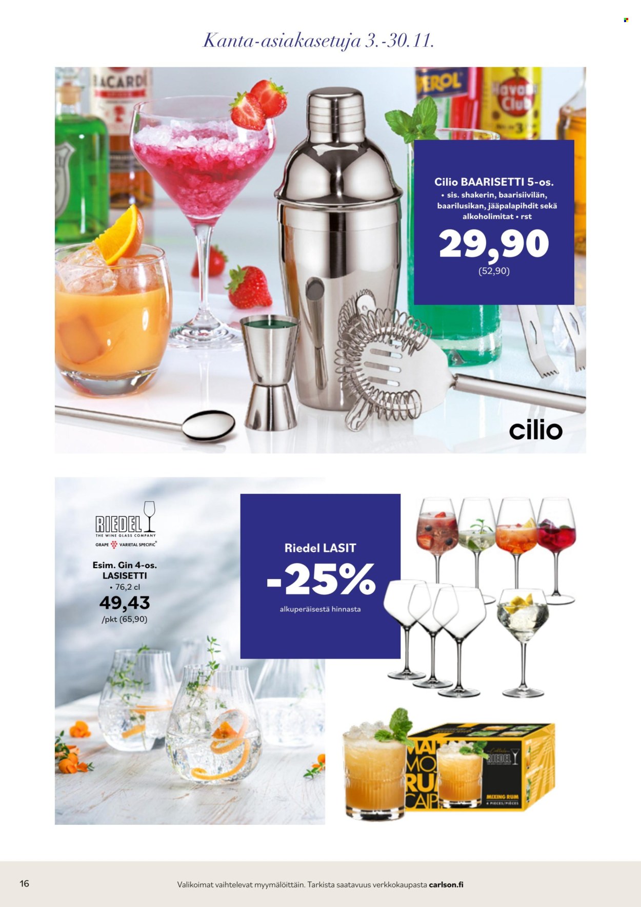 Carlson tarjoukset - 01.11.2025 - 30.11.2025. Sivu 16