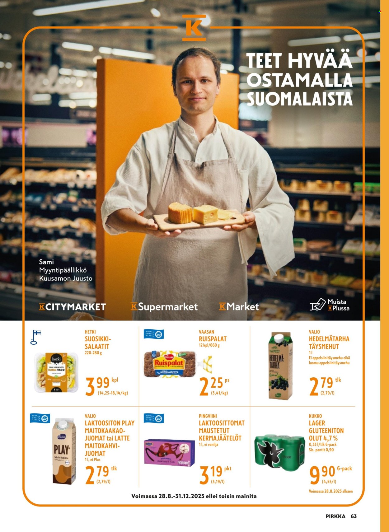 K-citymarket tarjoukset - 05.11.2025 - 02.12.2025. Sivu 63