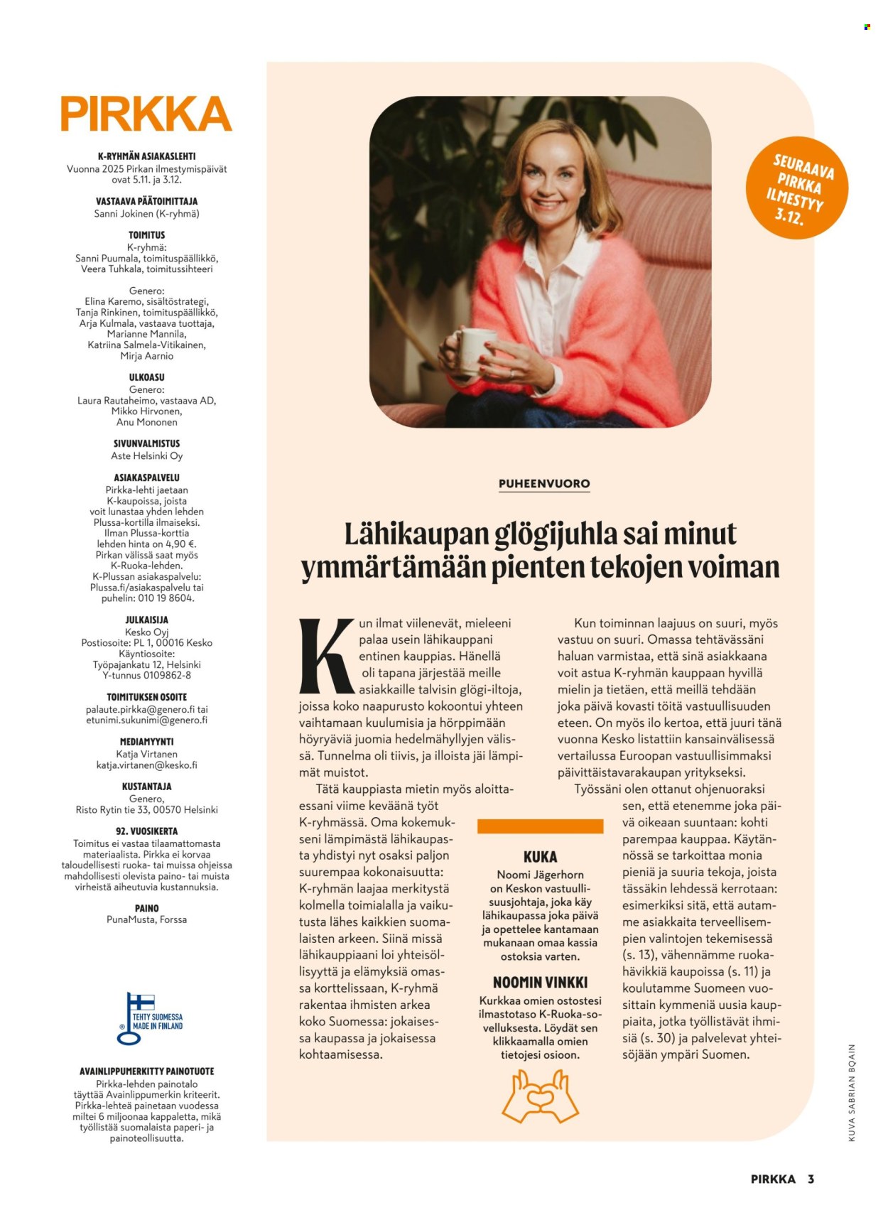 K-market tarjoukset - 05.11.2025 - 02.12.2025. Sivu 3