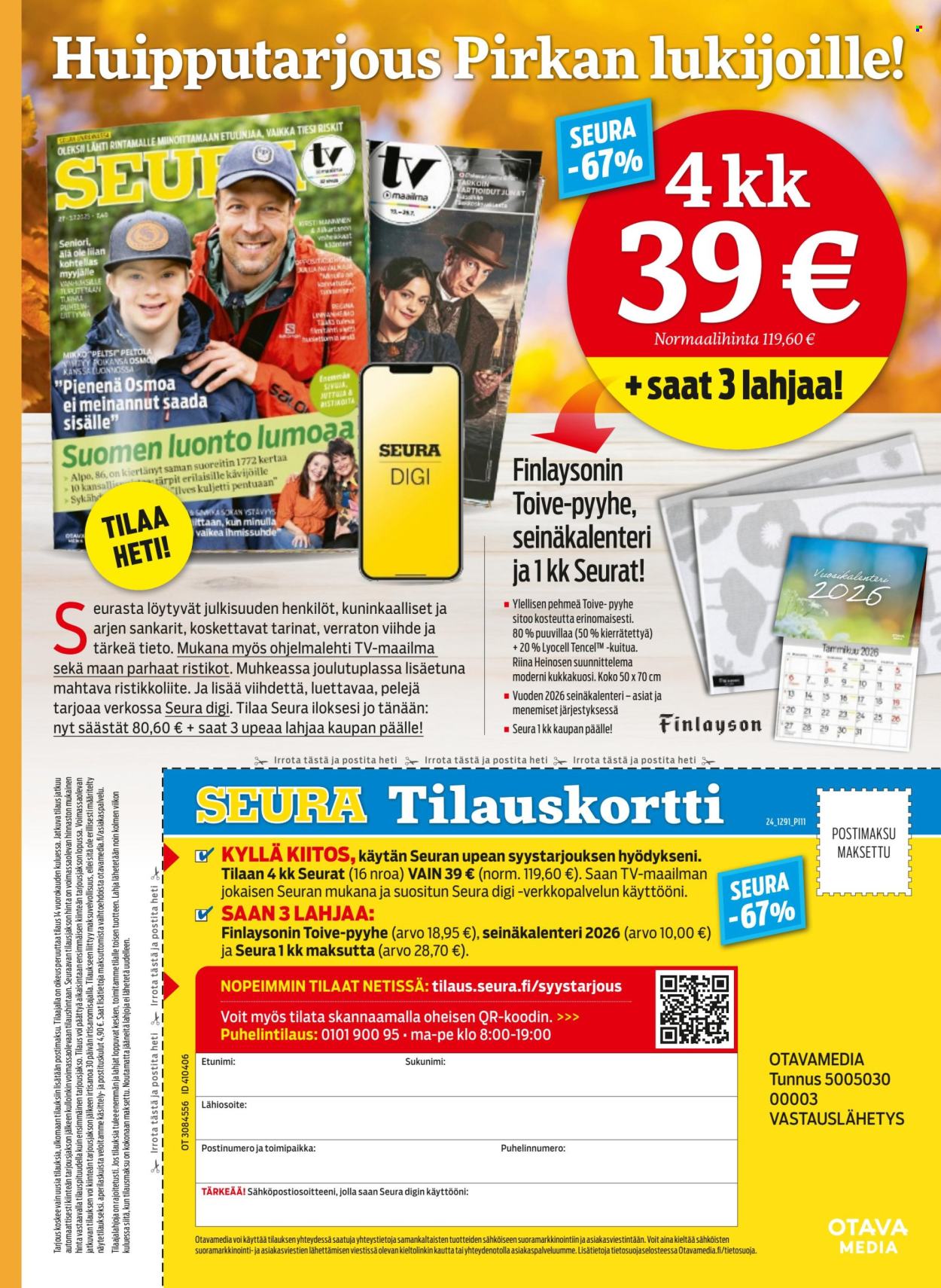 K-market tarjoukset - 05.11.2025 - 02.12.2025. Sivu 60