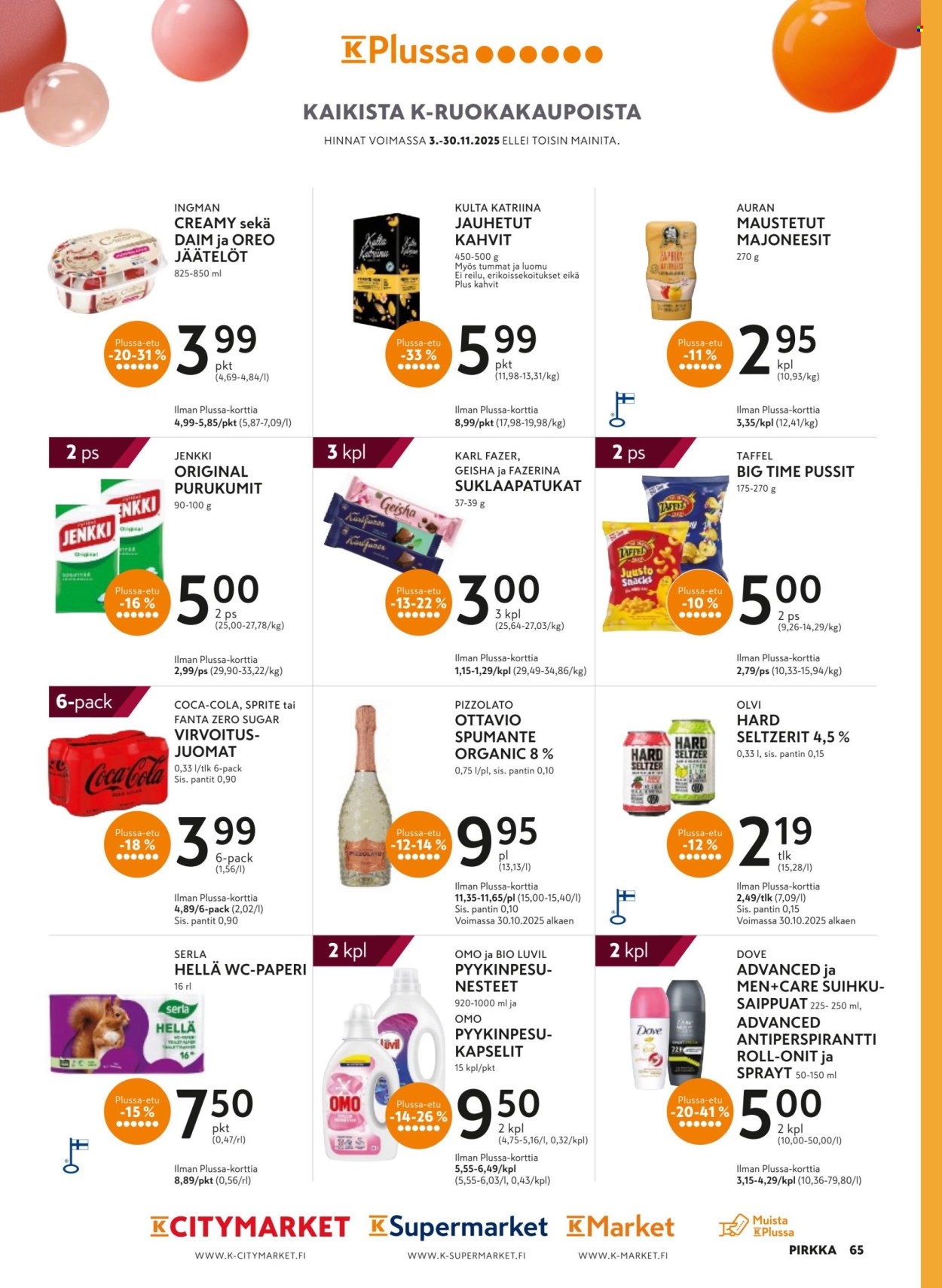 K-market tarjoukset - 05.11.2025 - 02.12.2025. Sivu 65