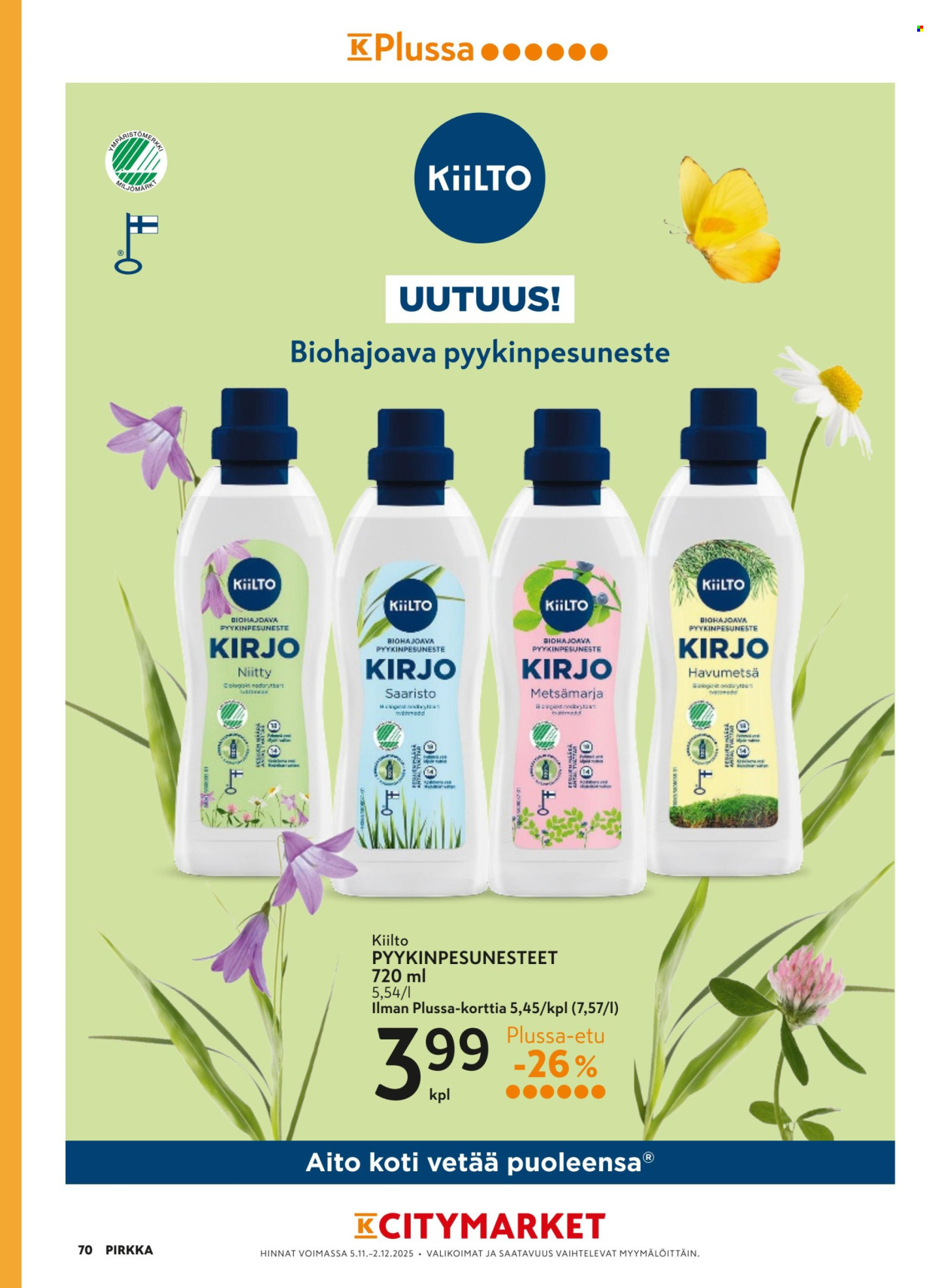 K-market tarjoukset - 05.11.2025 - 02.12.2025. Sivu 69