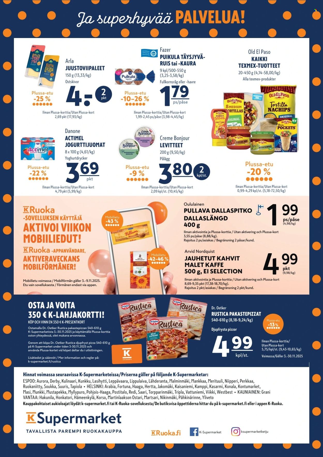 K-Supermarket tarjoukset - 06.11.2025 - 09.11.2025. Sivu 4