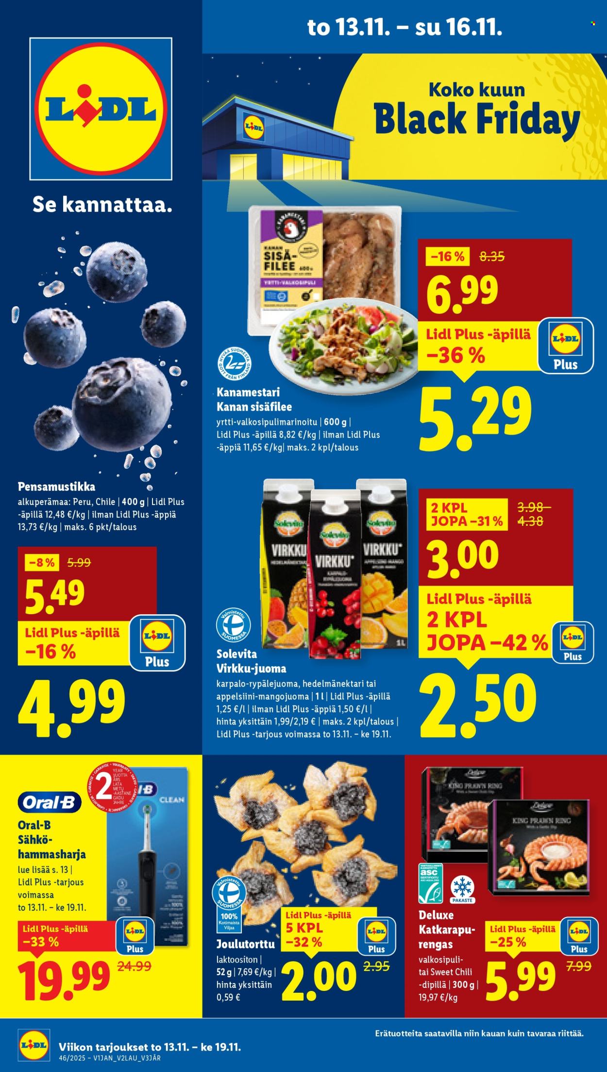 Lidl tarjoukset - 13.11.2025 - 19.11.2025. Sivu 1