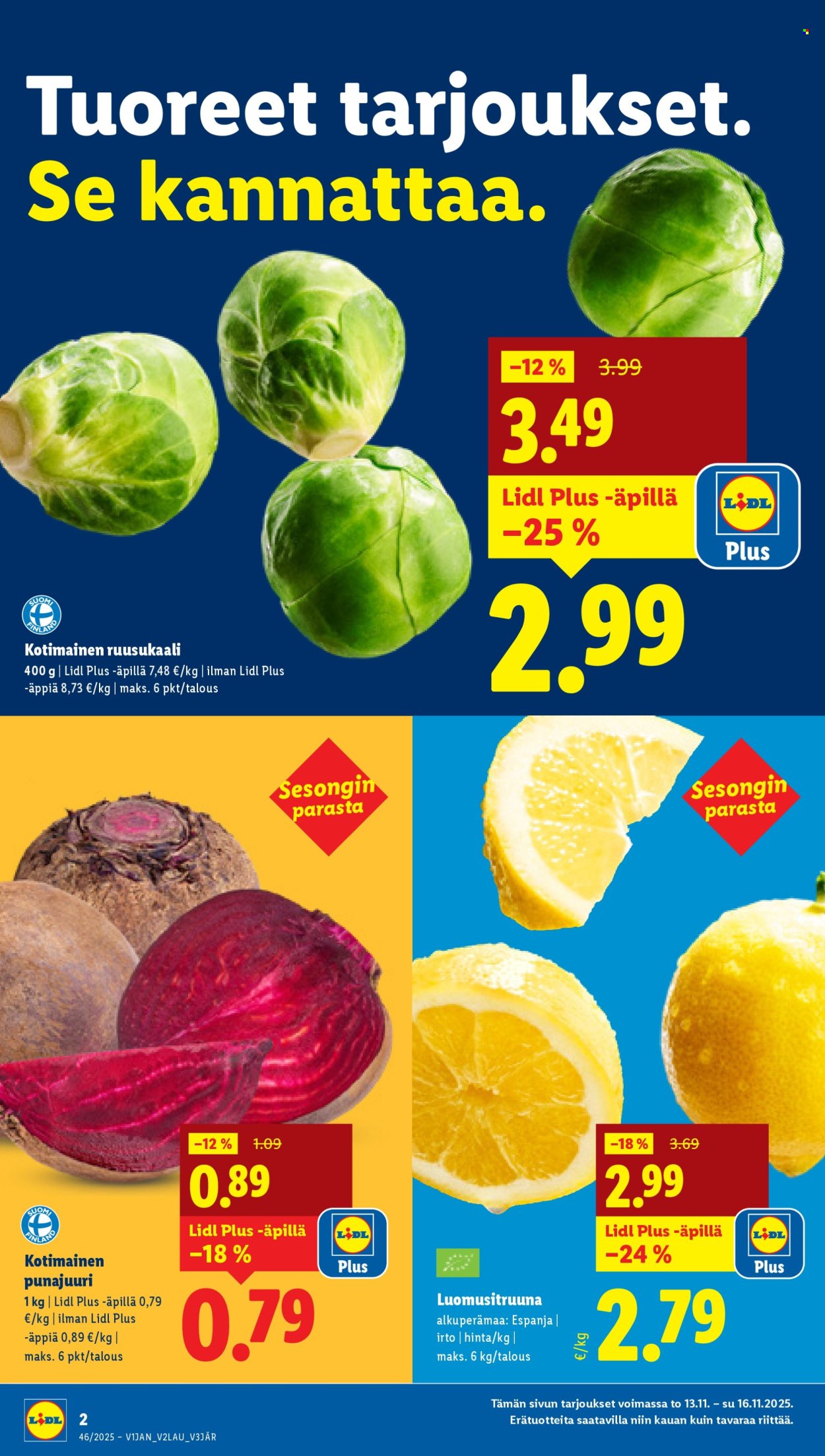 Lidl tarjoukset - 13.11.2025 - 19.11.2025. Sivu 4
