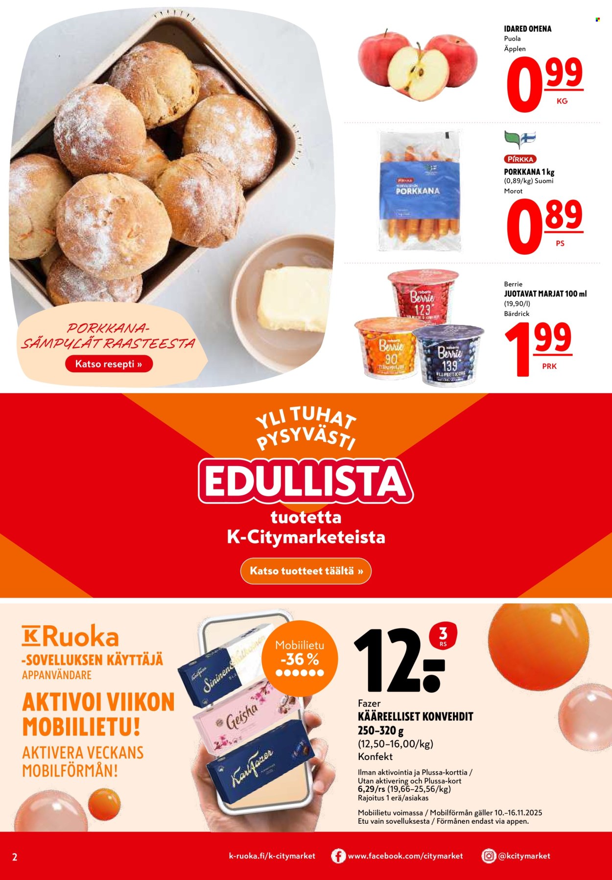K-citymarket tarjoukset - 10.11.2025 - 12.11.2025. Sivu 2