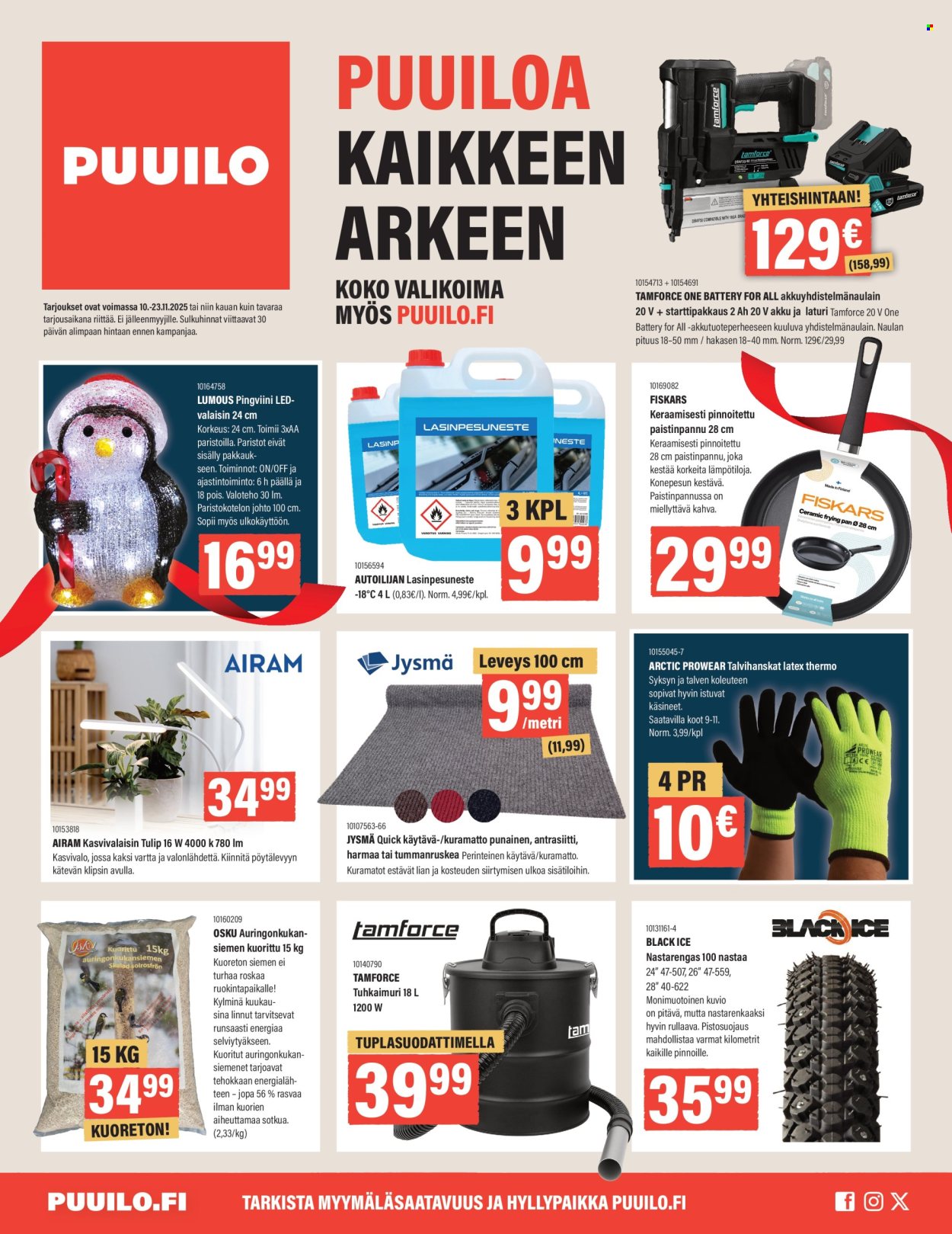 Puuilo tarjoukset - 10.11.2025 - 23.11.2025. Sivu 1