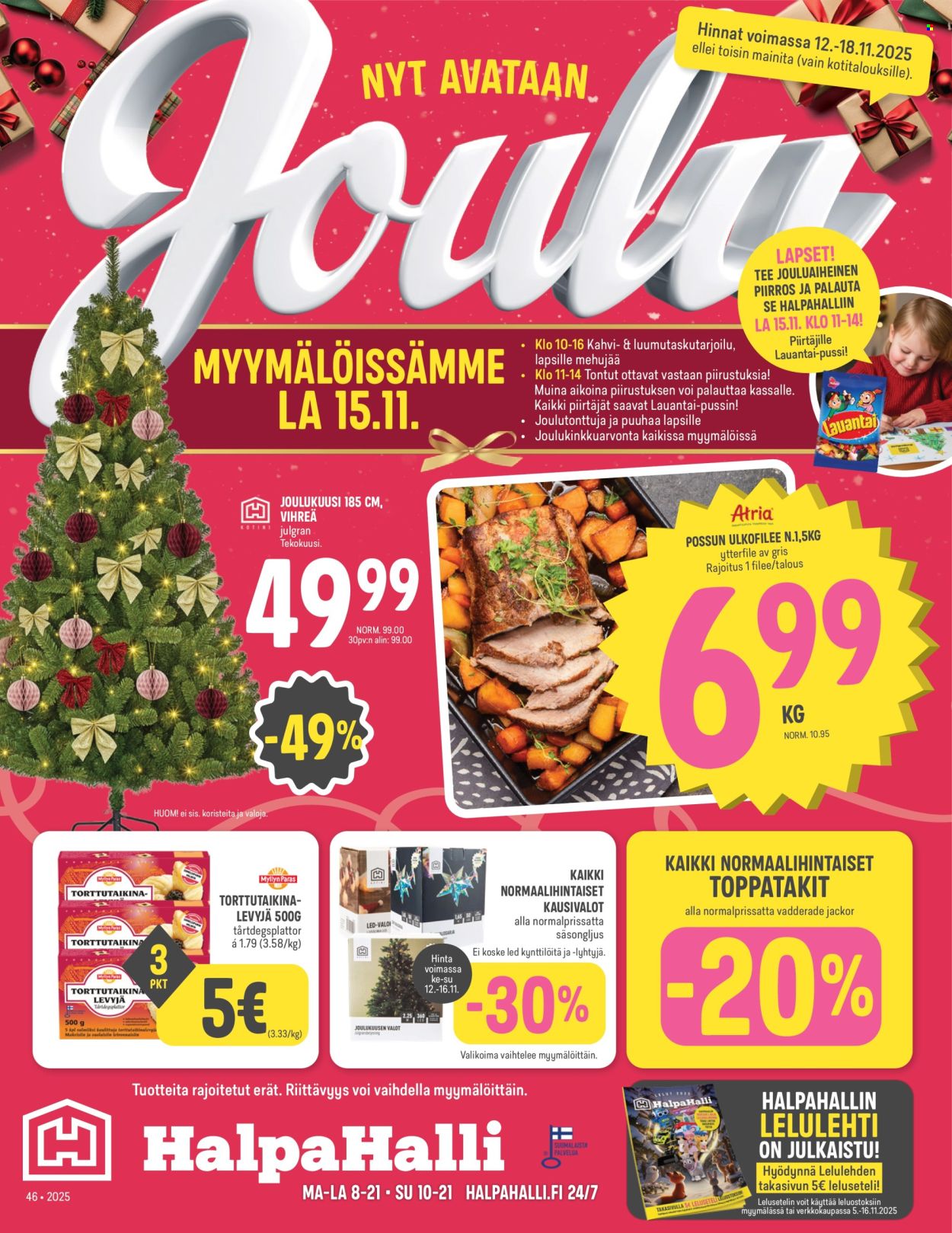 HalpaHalli tarjoukset - 12.11.2025 - 18.11.2025. Sivu 1
