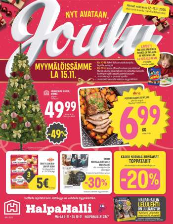 HalpaHalli tarjoukset  - 12.11.2025 - 18.11.2025.