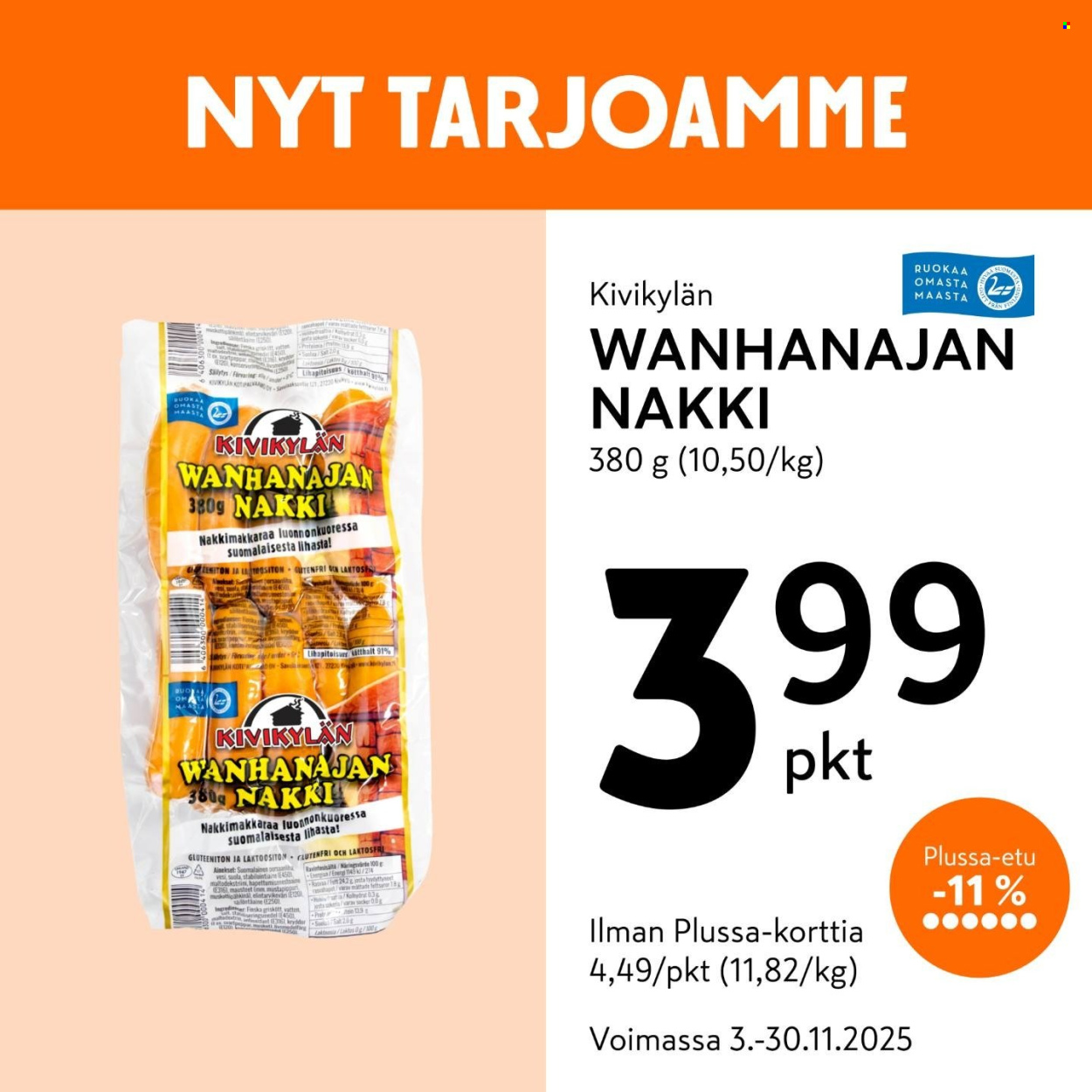 K-market tarjoukset - 03.11.2025 - 30.11.2025. Sivu 6