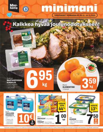 Minimani tarjoukset  - 12.11.2025 - 16.11.2025.