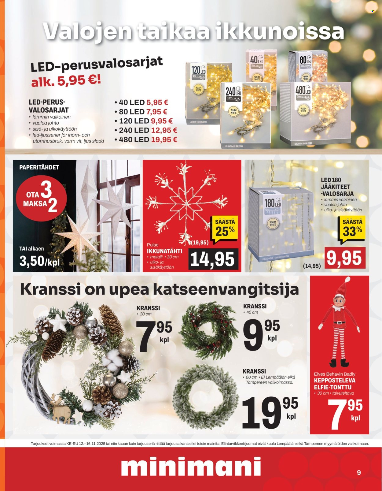 Minimani tarjoukset - 12.11.2025 - 16.11.2025. Sivu 9